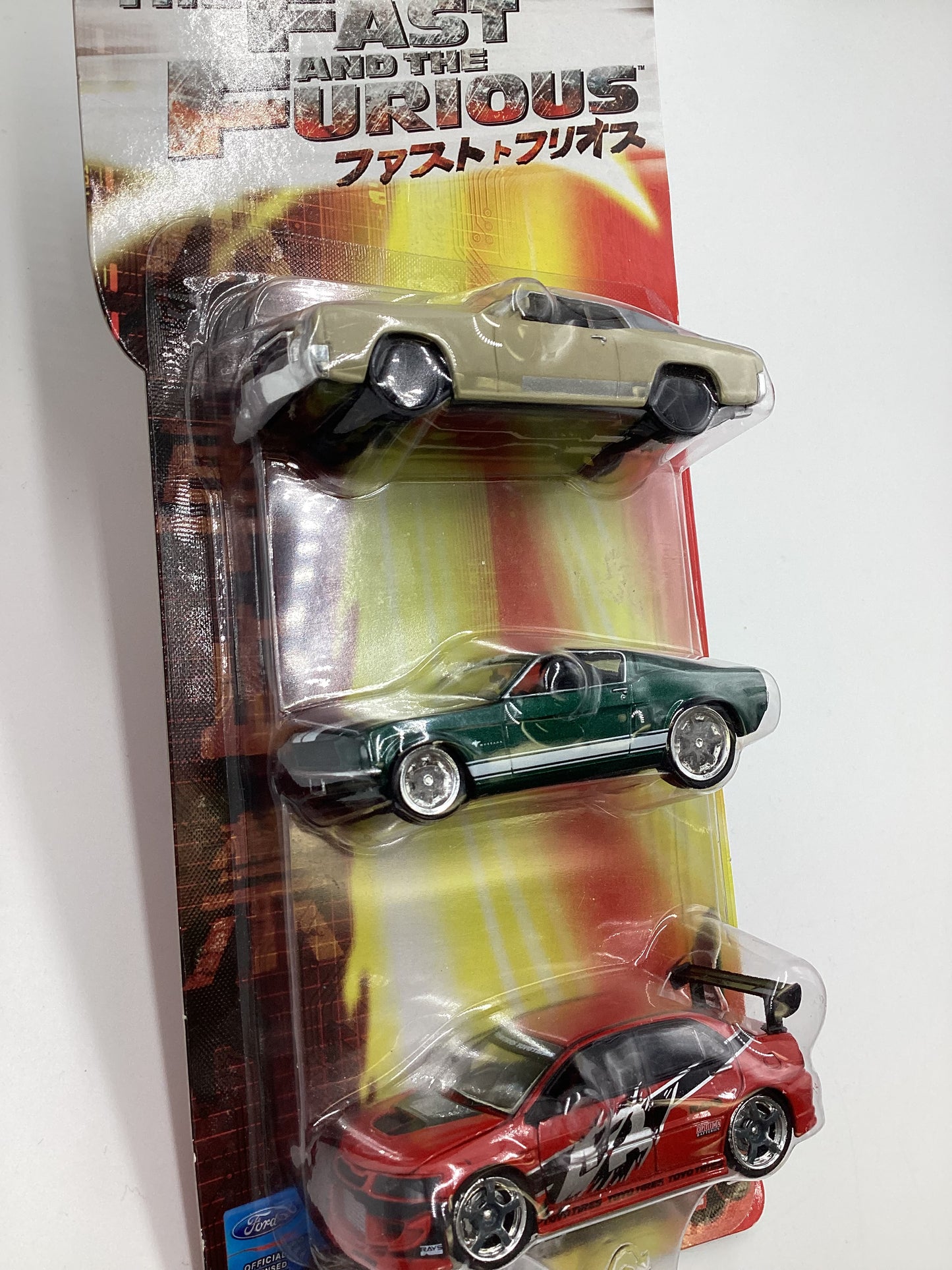 Joyride The Fast and Furious Series 1 RC2 2005 Mitsubishi Lancer Evolution VIII - 1967 Ford Mustang - 1970 Chevy Monte Carlo VHTF