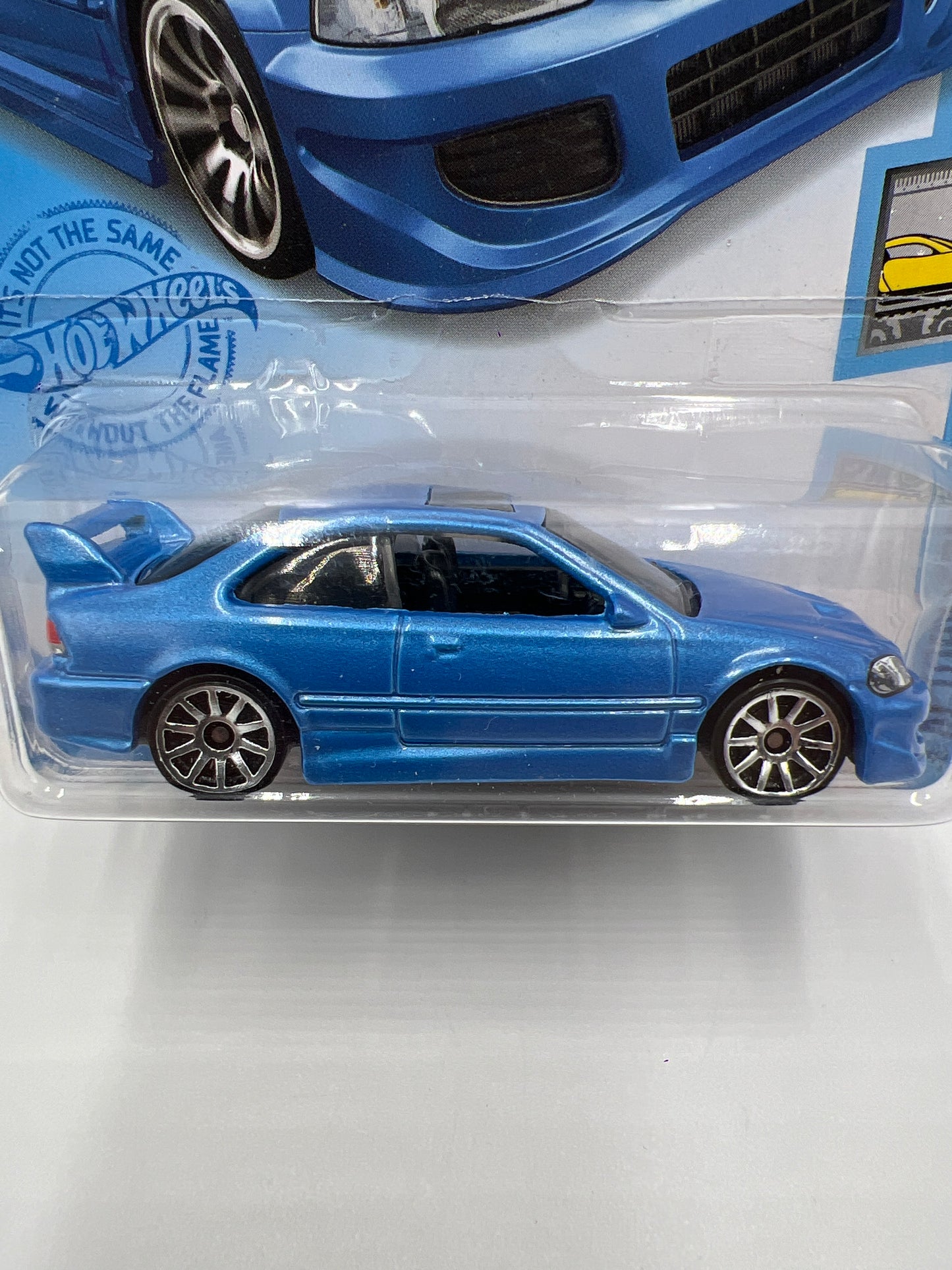 2021 Hot Wheels Factory Fresh #63 Honda Civic Si Blue Card Not Perfect 78A