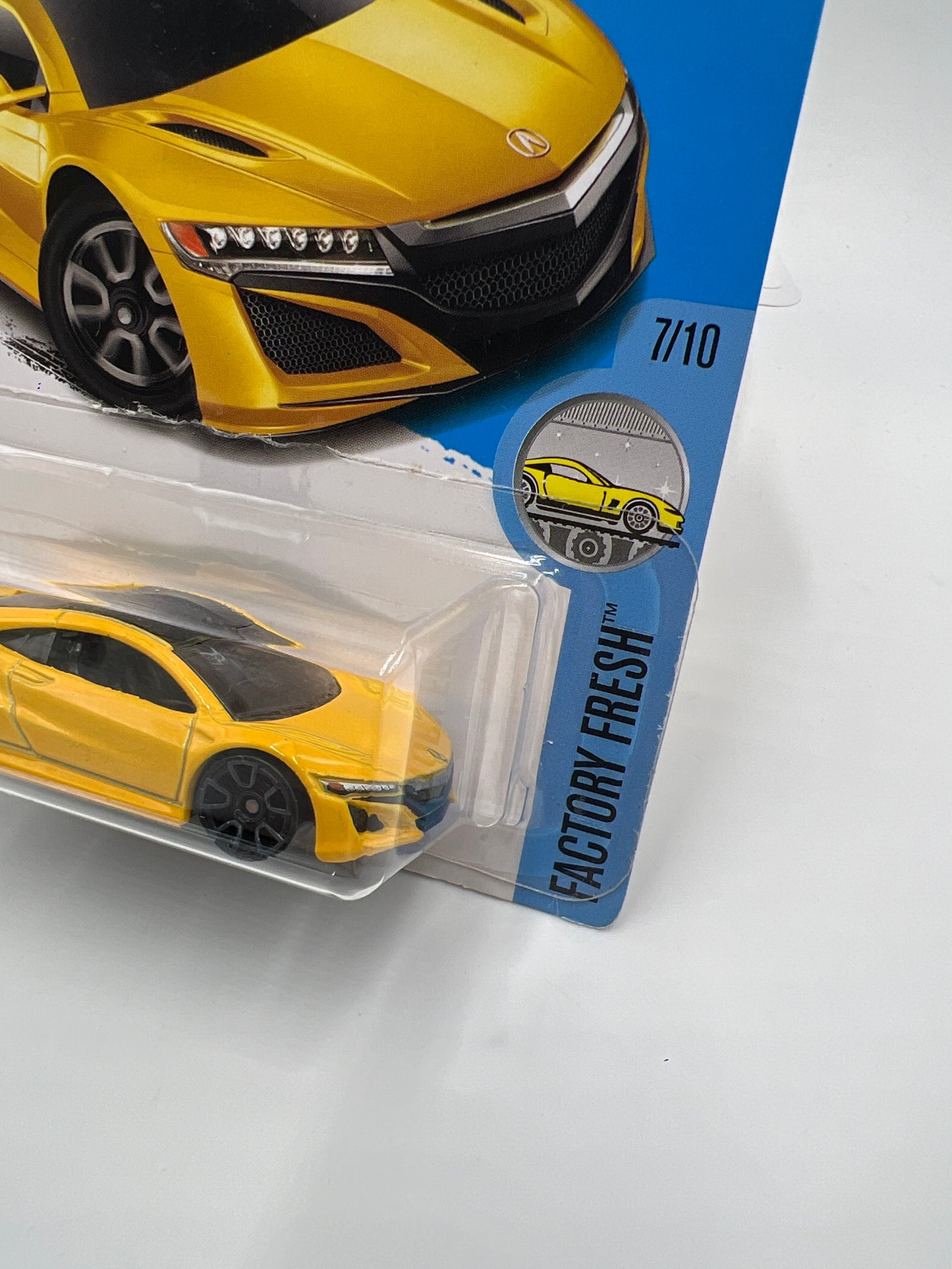 2017 Hot Wheels Factory Fresh #127 17 Acura NSX Yellow 103C