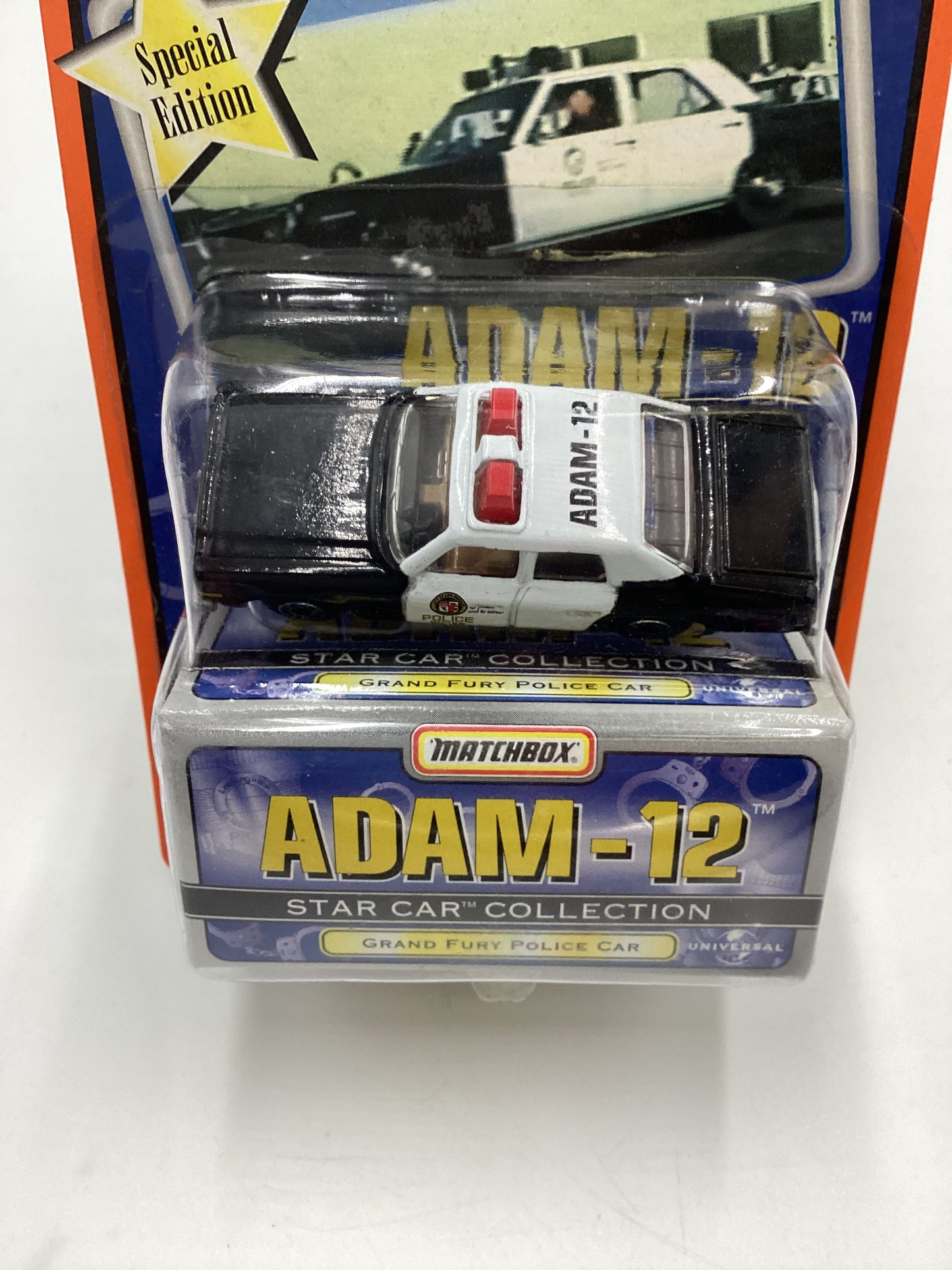 Matchbox Star Car Collection Adam-12 Grand Fury Police Car