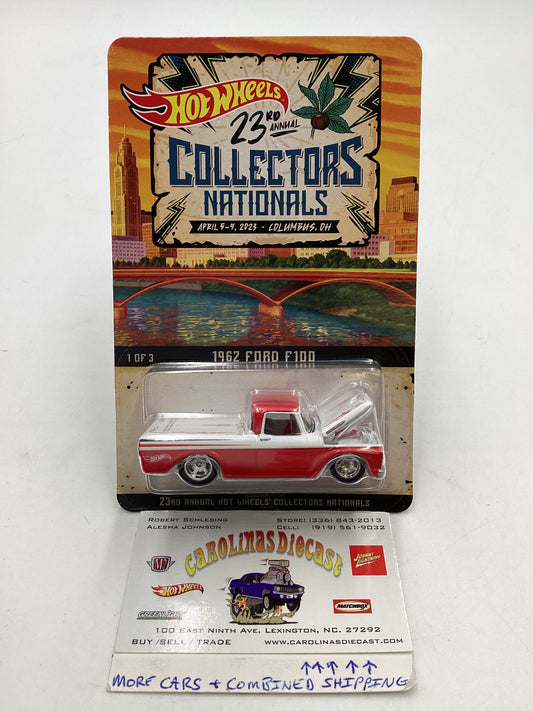 2023 Hot Wheels 23rd annual collectors nationals 1962 Ford F100 4462/6200 with protector