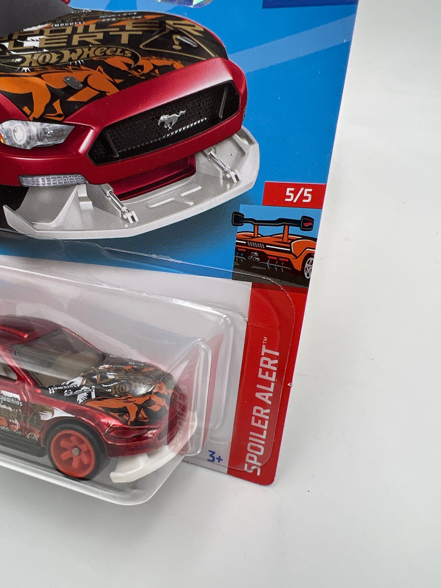 2022 Hot Wheels Factory Sealed Super Treasure Hunt #175 Custom 18 Ford Mustang GT W/Protector
