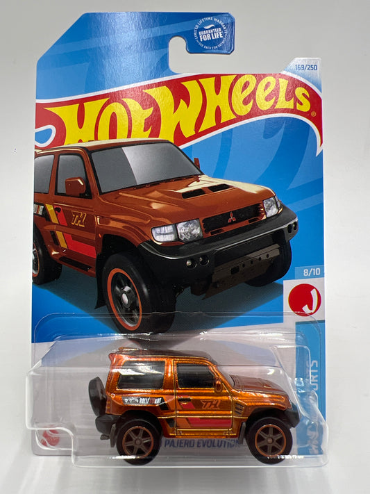 2024 Hot Wheels Super Treasure Hunt #169 Mitsubishi Pajero Evolution Orange W/Protector