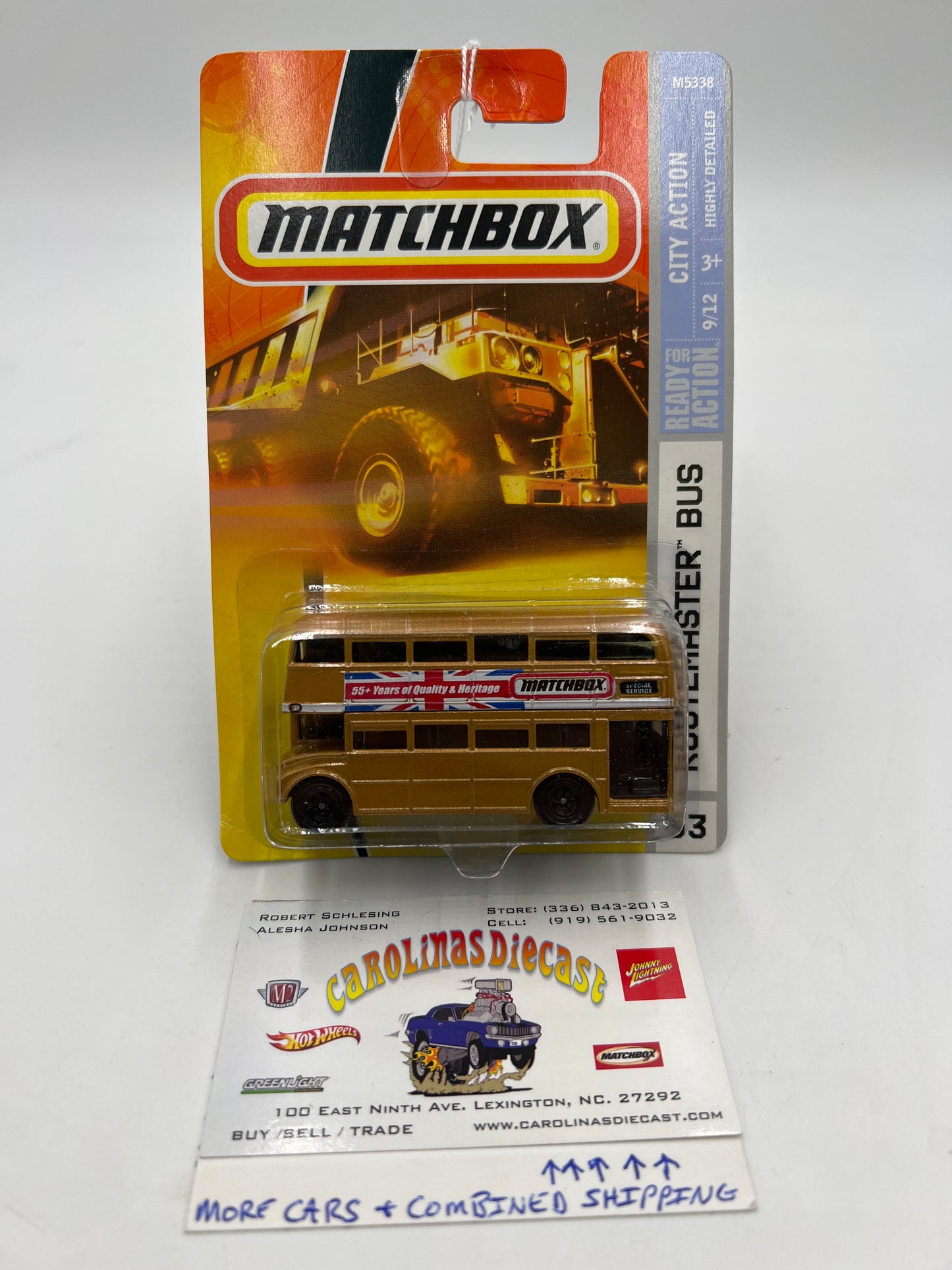 Matchbox #53 City Action Routemaster Bus  (Vein BL Corner) 68G