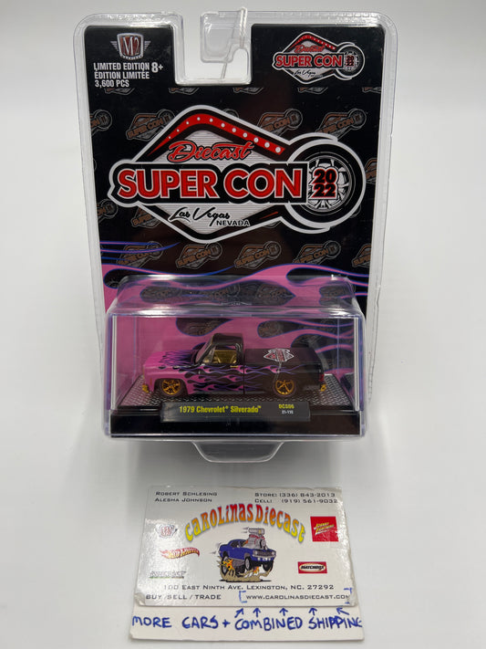 2022 M2 Machines Diecast Super Con Las Vegas DCS06 1979 Chevrolet Silverado 1/3600