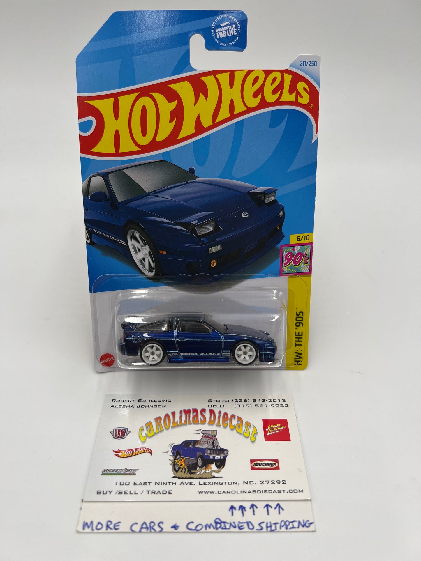 2024 Hot Wheels M Case Super Treasure Hunt #211 96 Nissan 180SX Type X Blue W/Protector