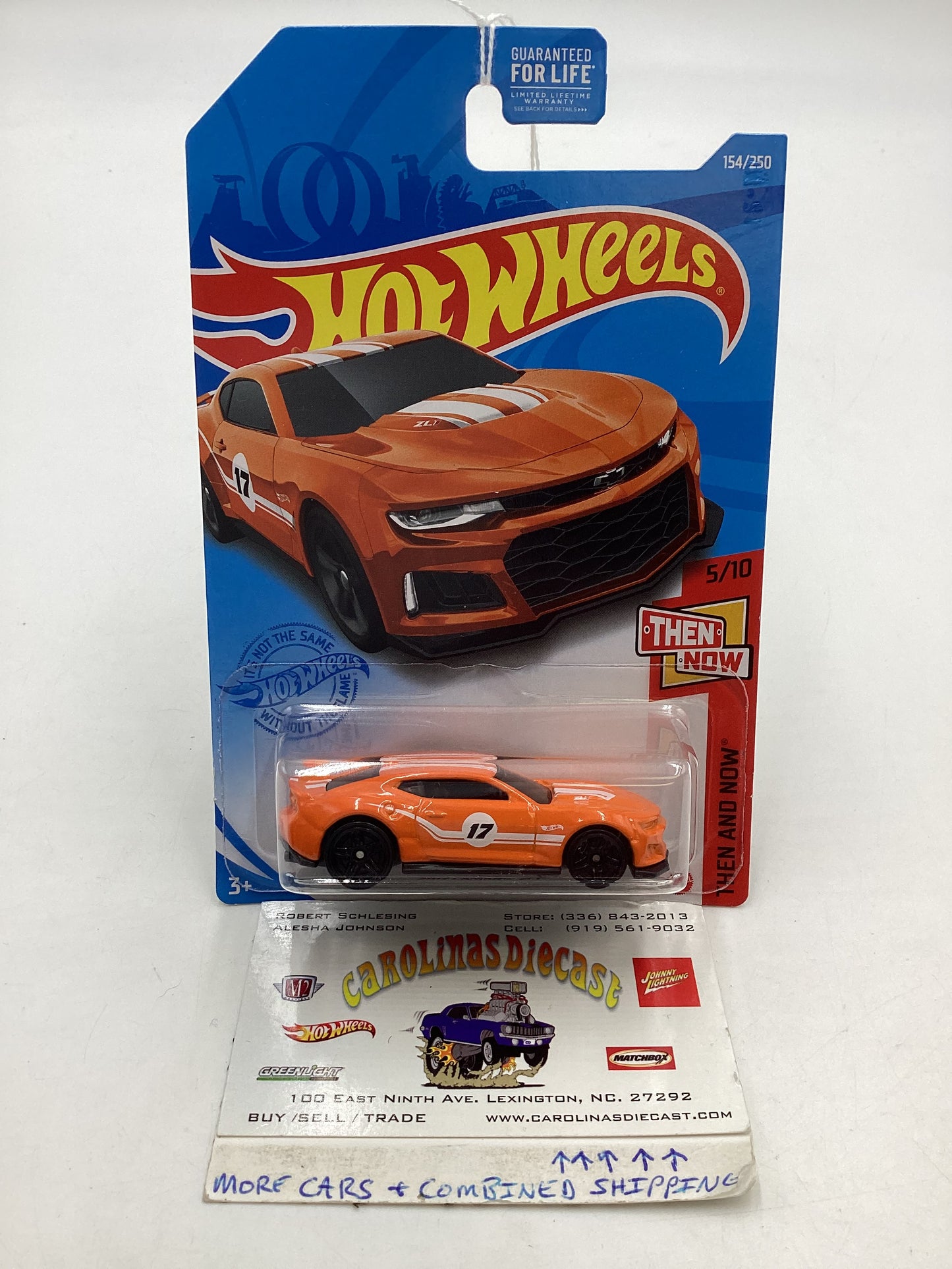 2021 Hot wheels #154 Orange 2017 Camaro ZL1 9G