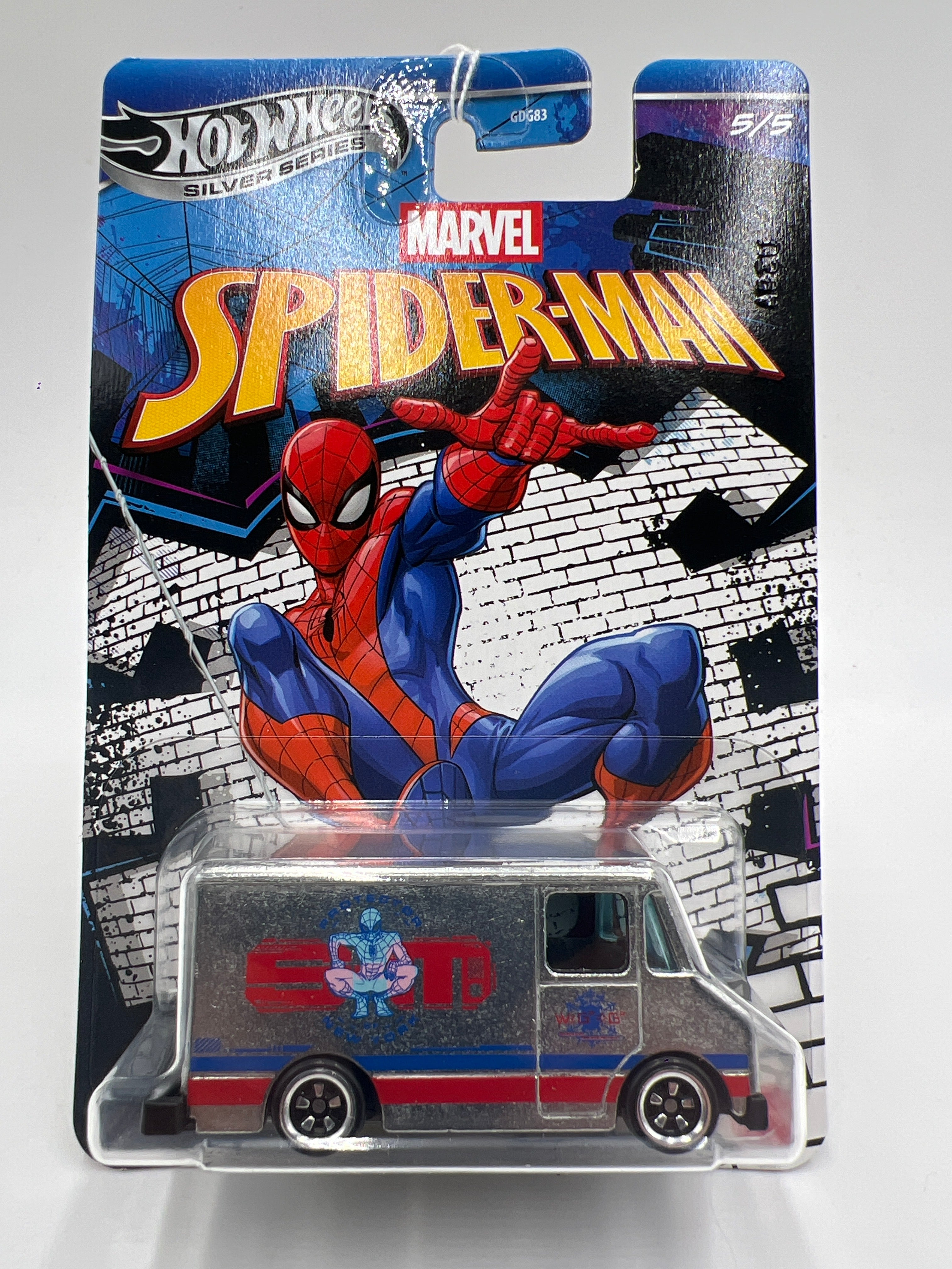 2026 Hot Wheels Silver Series Marvel Spider-Man #5 Chase Combat