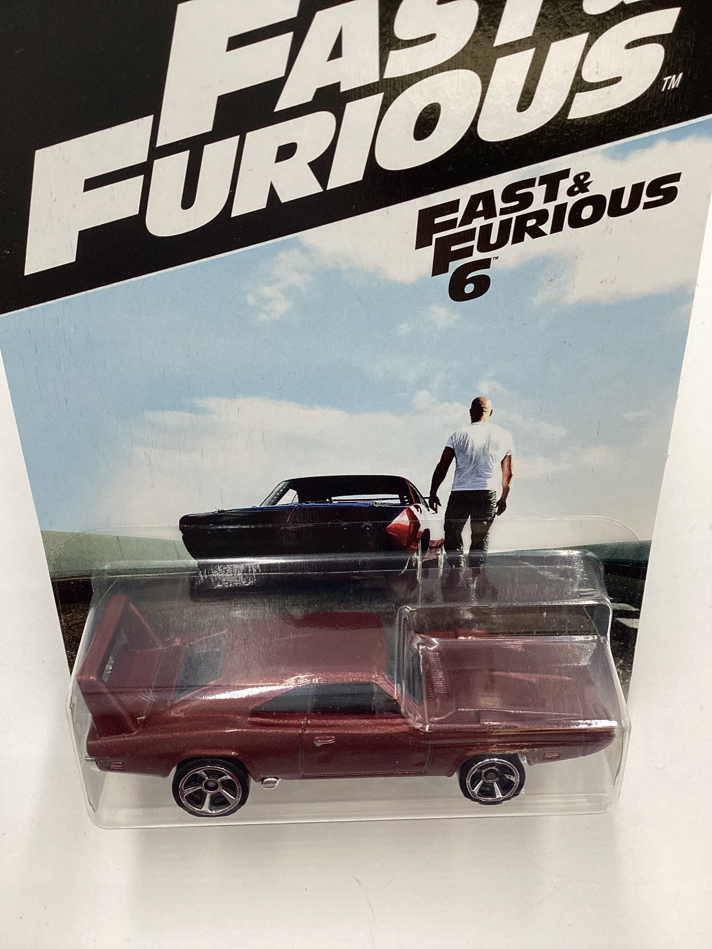 2016 Hot Wheels Fast & Furious #7 69 Dodge Charger Daytona Dark Red 70H