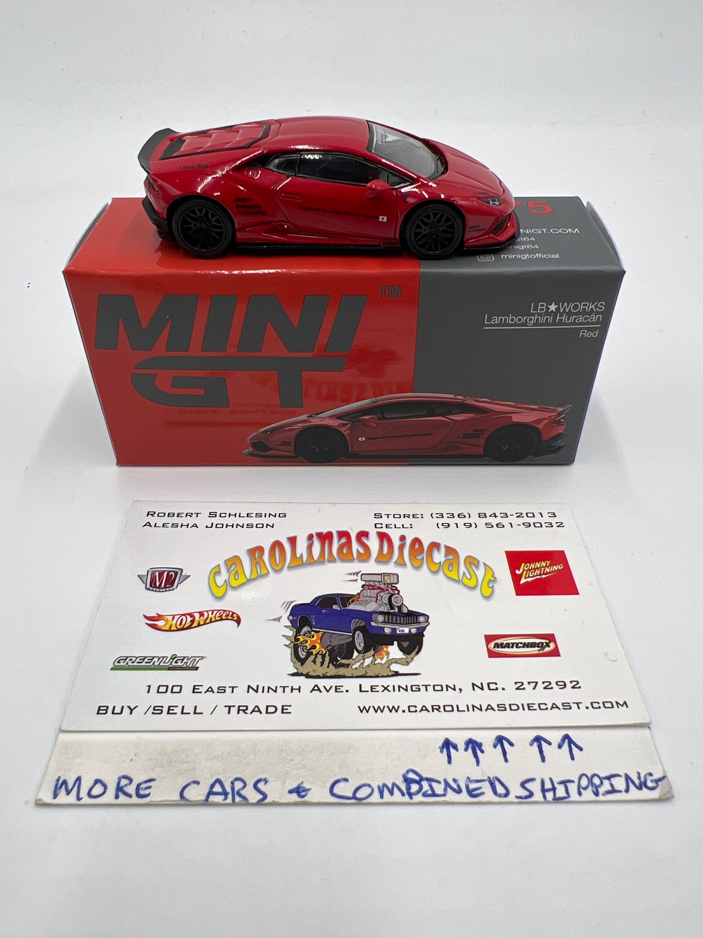 Mini GT Mijo Exclusives #375 LB Works Lamborghini Huracan Red