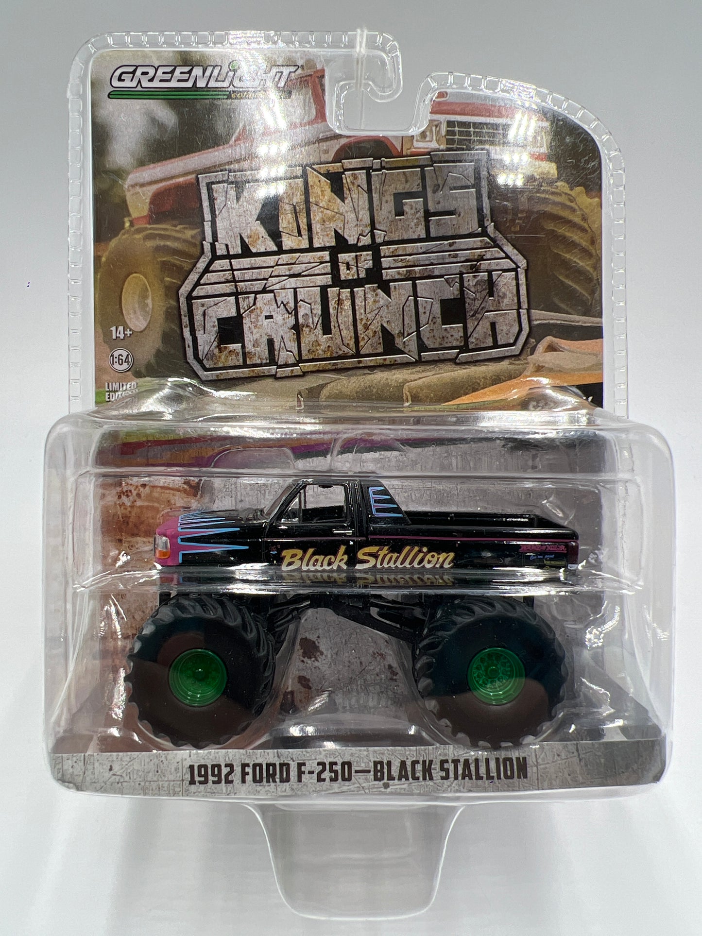 Greenlight Kings of Crunch Series 11 CHASE 1992 Ford F-250 Black Stallion