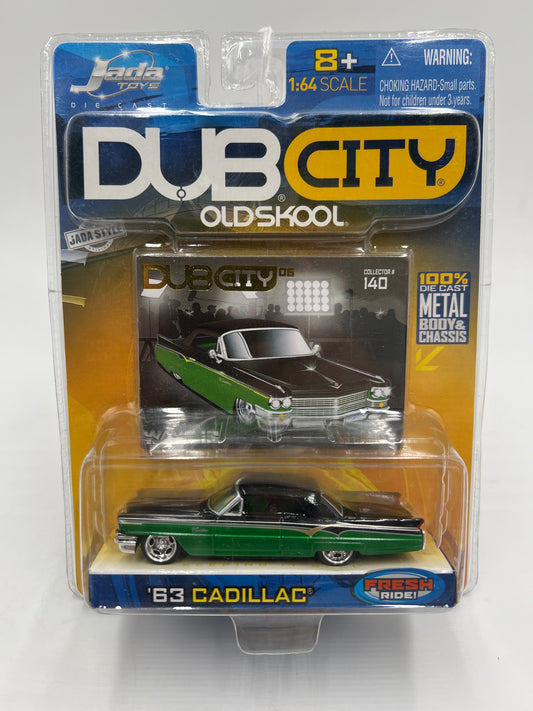 Jada Dub City Old Skool Wave 13 #140 63 Cadillac Green/Black SR