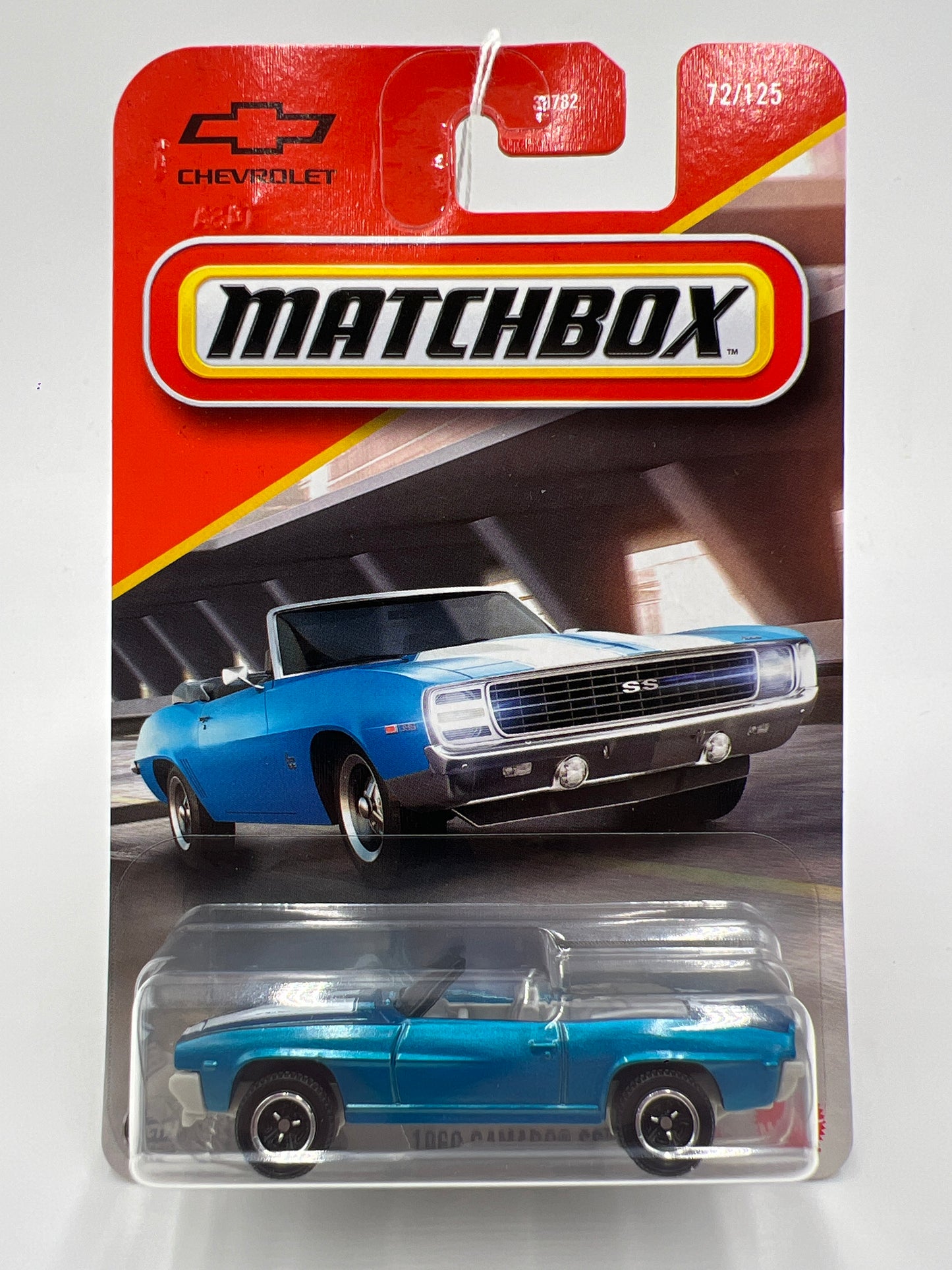 2025 Matchbox #72 1969 Camaro SS 396 Blue 215i