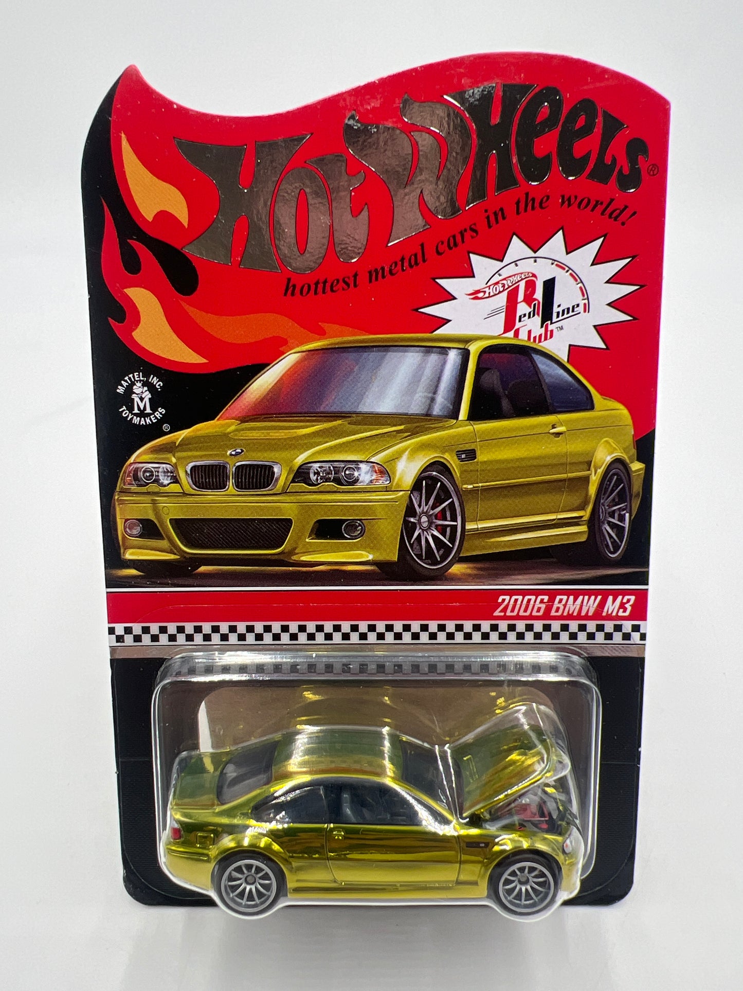 Hot Wheels RLC 2006 BMW M3 Gold #4767/20000 W/ Protector