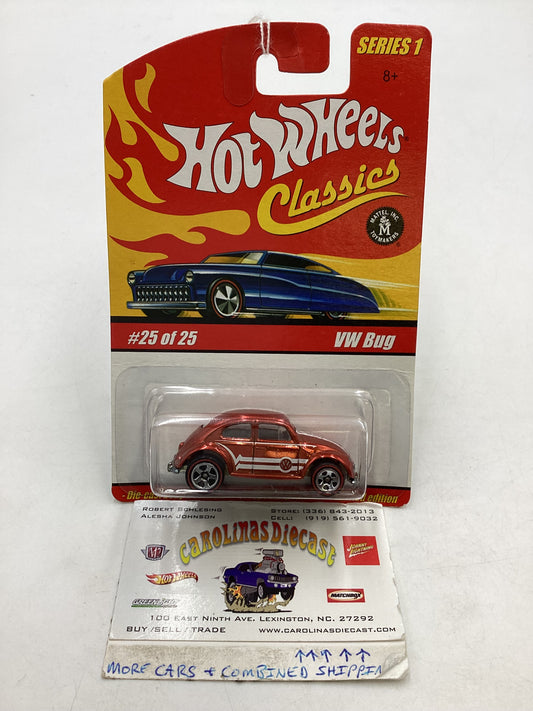 Hot wheels Classics series 1 #25 VW Bug Orange (SR)