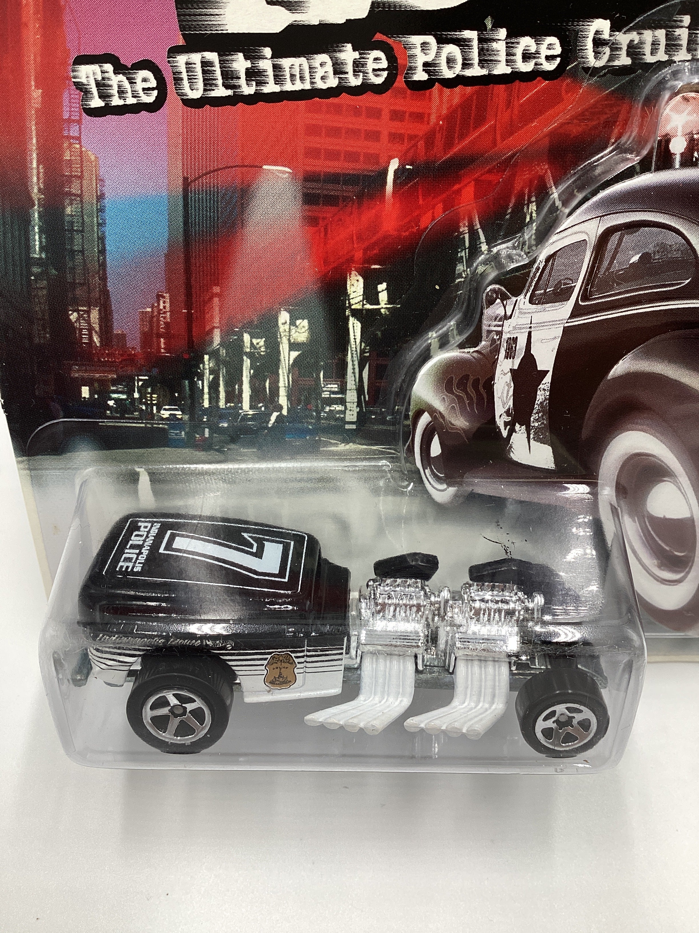 Hot Wheels Cop Rods Indianapolis, IN Police Dept Way 2 Fast (SR