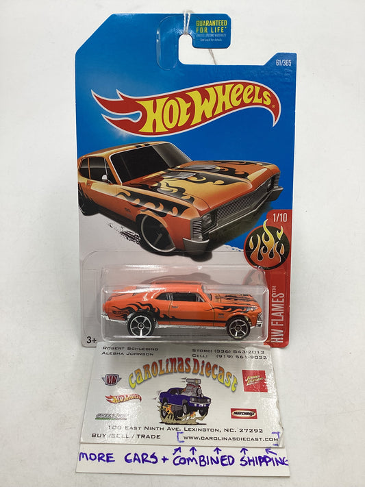 2017 Hot wheels #061 68 Chevy Nova Orange