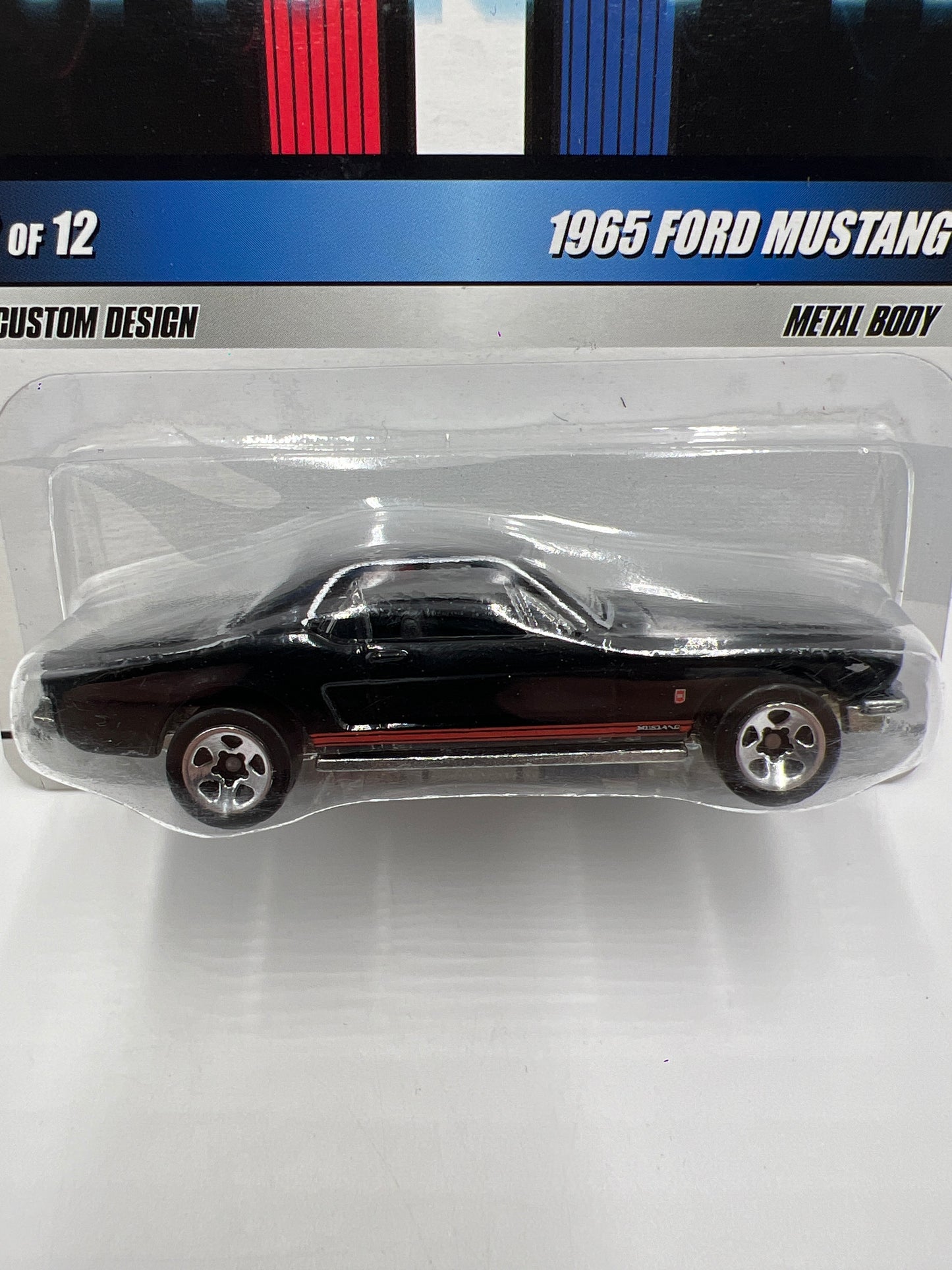 2009 Hot Wheels Mustang Mania #2 1965 Ford Mustang Black W/Protector