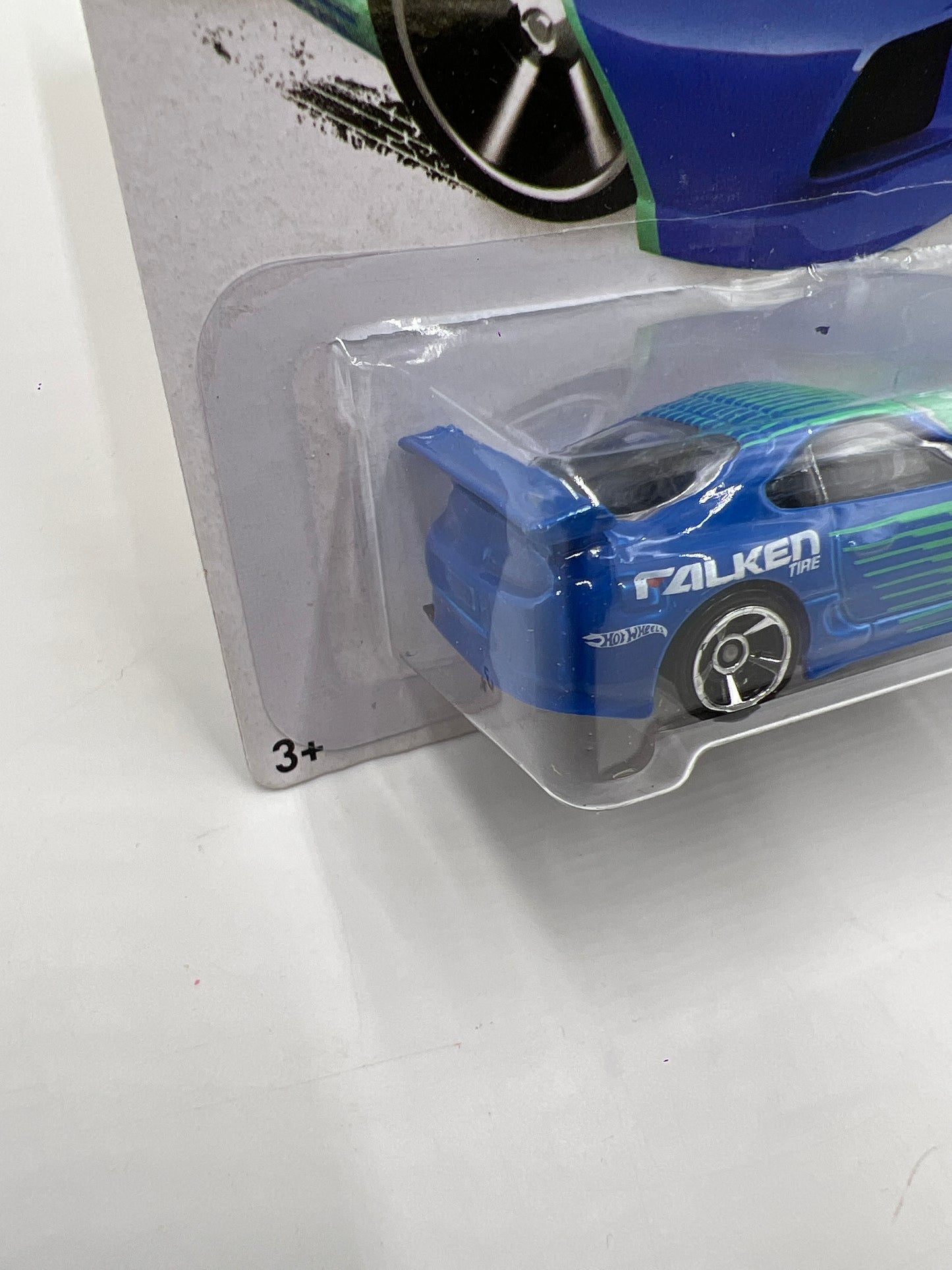 2014 Hot Wheels City #22 Toyota Supra Falken W/Protector