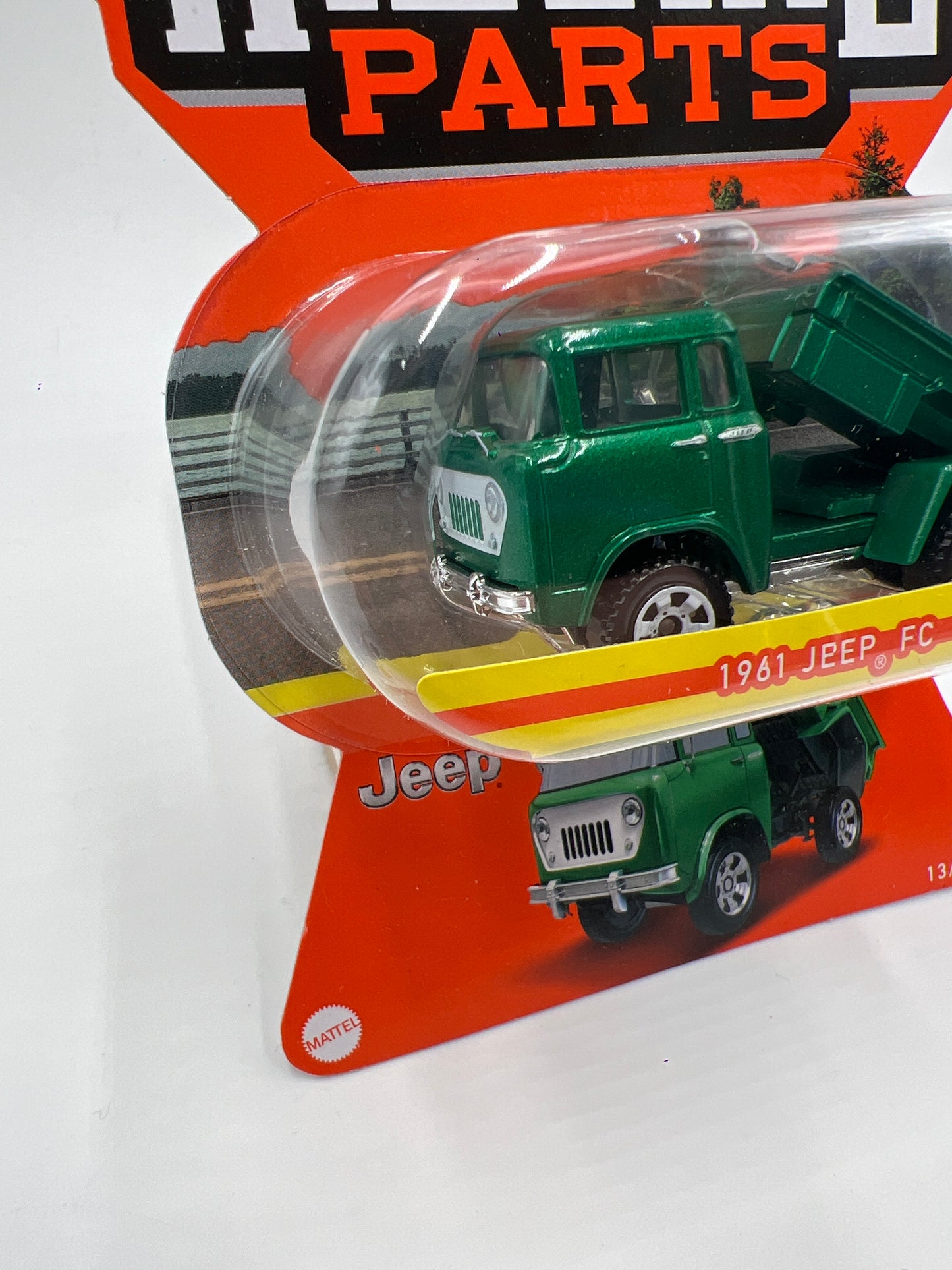 Matchbox Moving Parts #13 1961 Jeep FC Green 167P