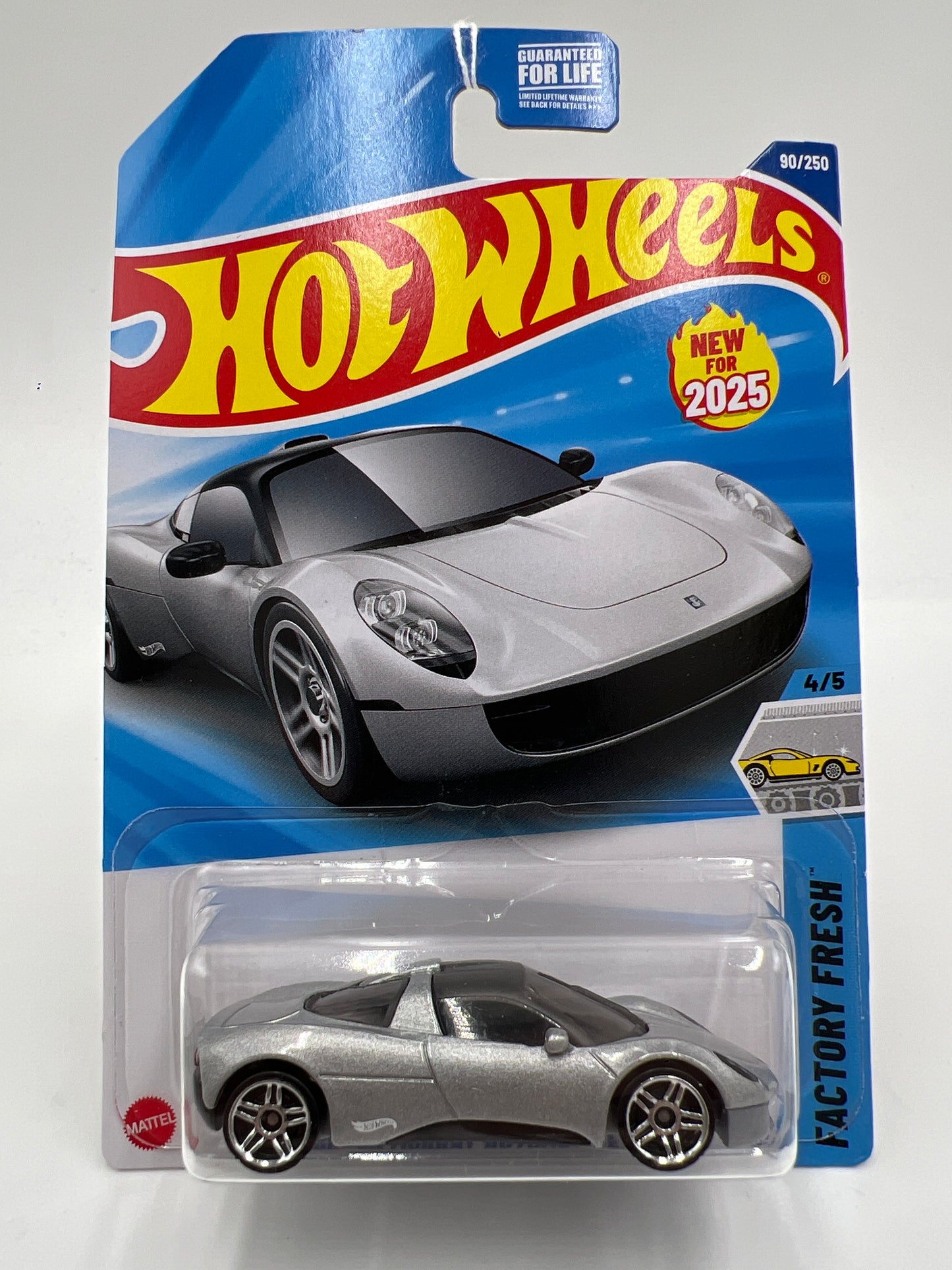 2025 Hot Wheels D Case #90 Gordon Murray Automotive T.33 Silver 67F