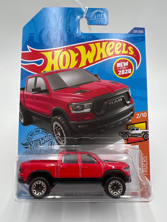 2020 Hot Wheels Hot Trucks #225 2020 Ram 1500 Rebel Red 38A