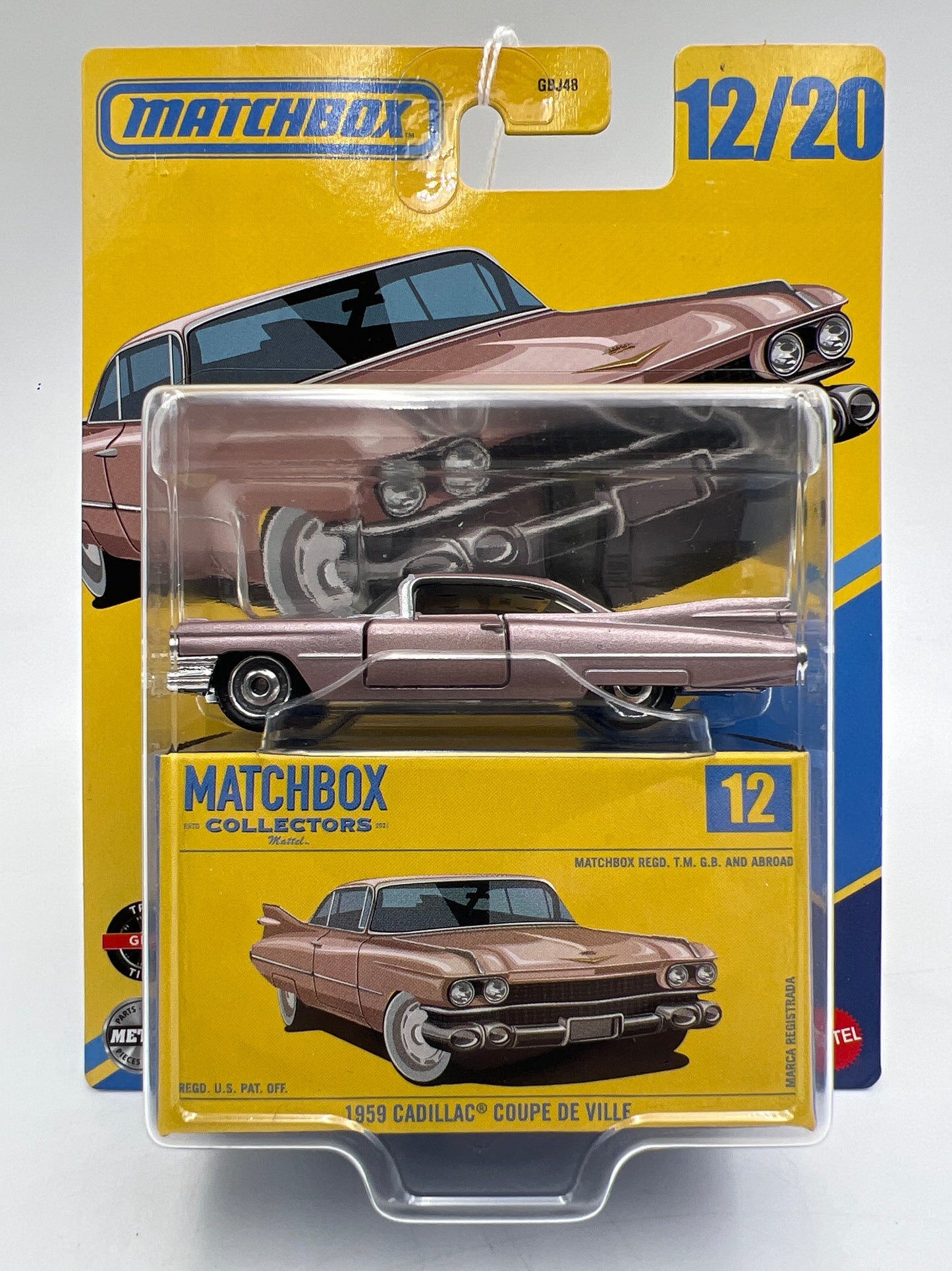 Matchbox Collectors #12 1959 Cadillac Coupe De Ville 170B