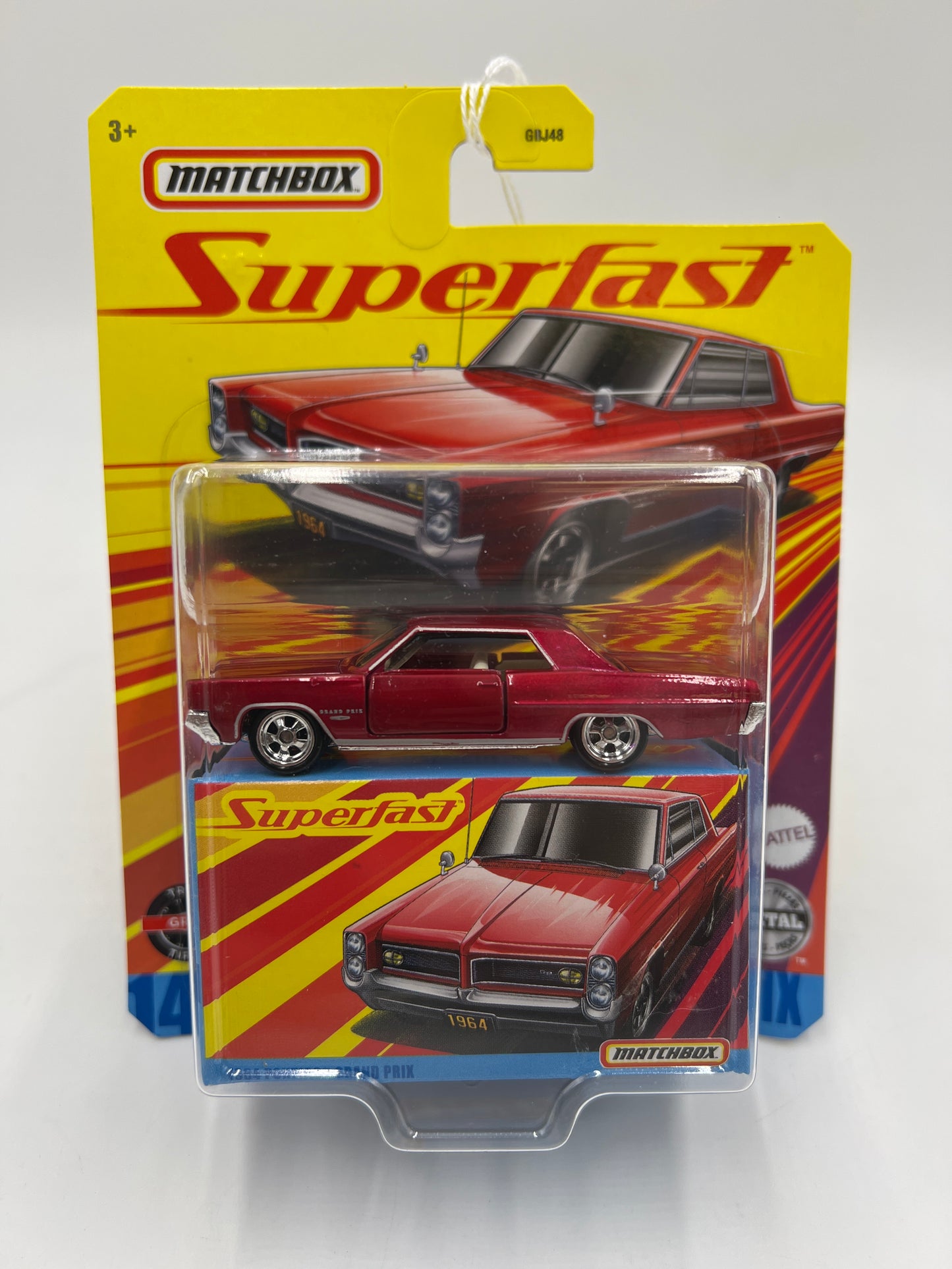 Matchbox Superfast #14 1964 Pontiac Grand Prix Red 172D