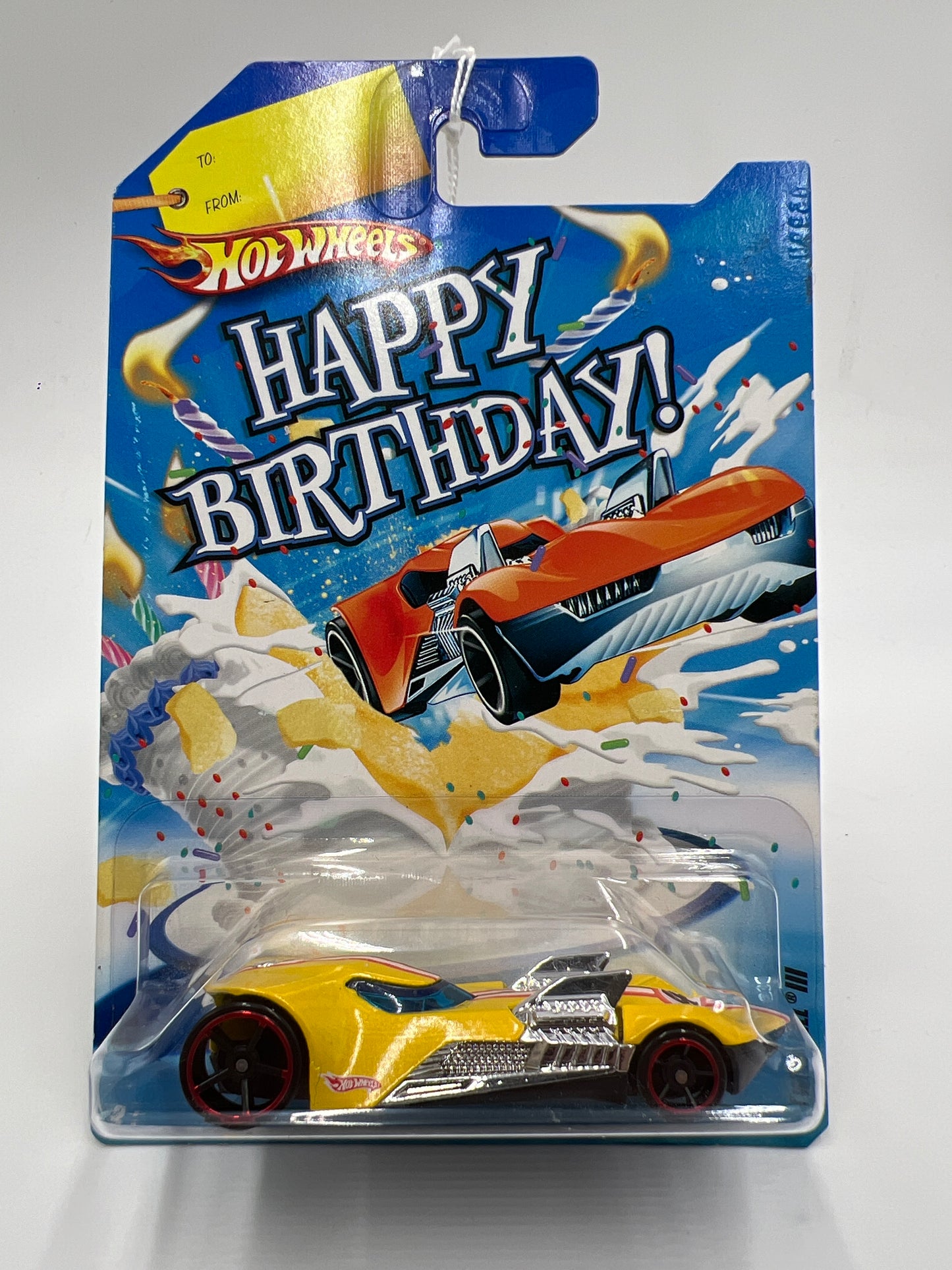 Hot Wheels Walmart Exclusive Happy Birthday Twin Mill III Yellow 158A