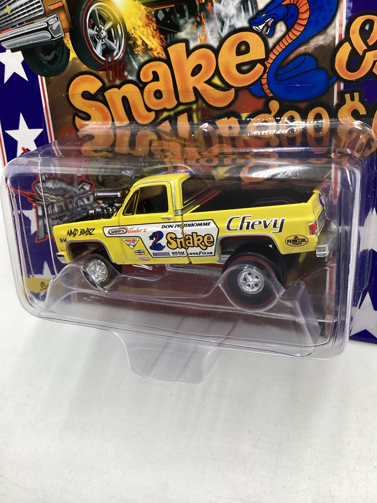 Johnny lightning x HOC Weekend of wheels Exclusive Snake & Mongoose Snake Chevy C-10 223A