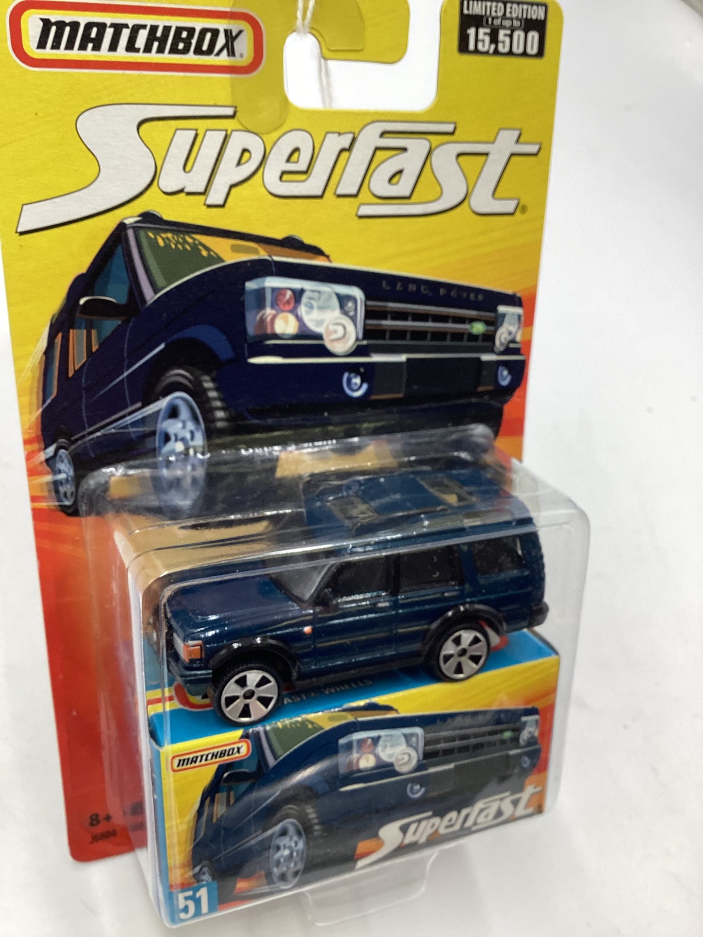 Matchbox Superfast #51 Land Rover Discovery *See Card For Condition*