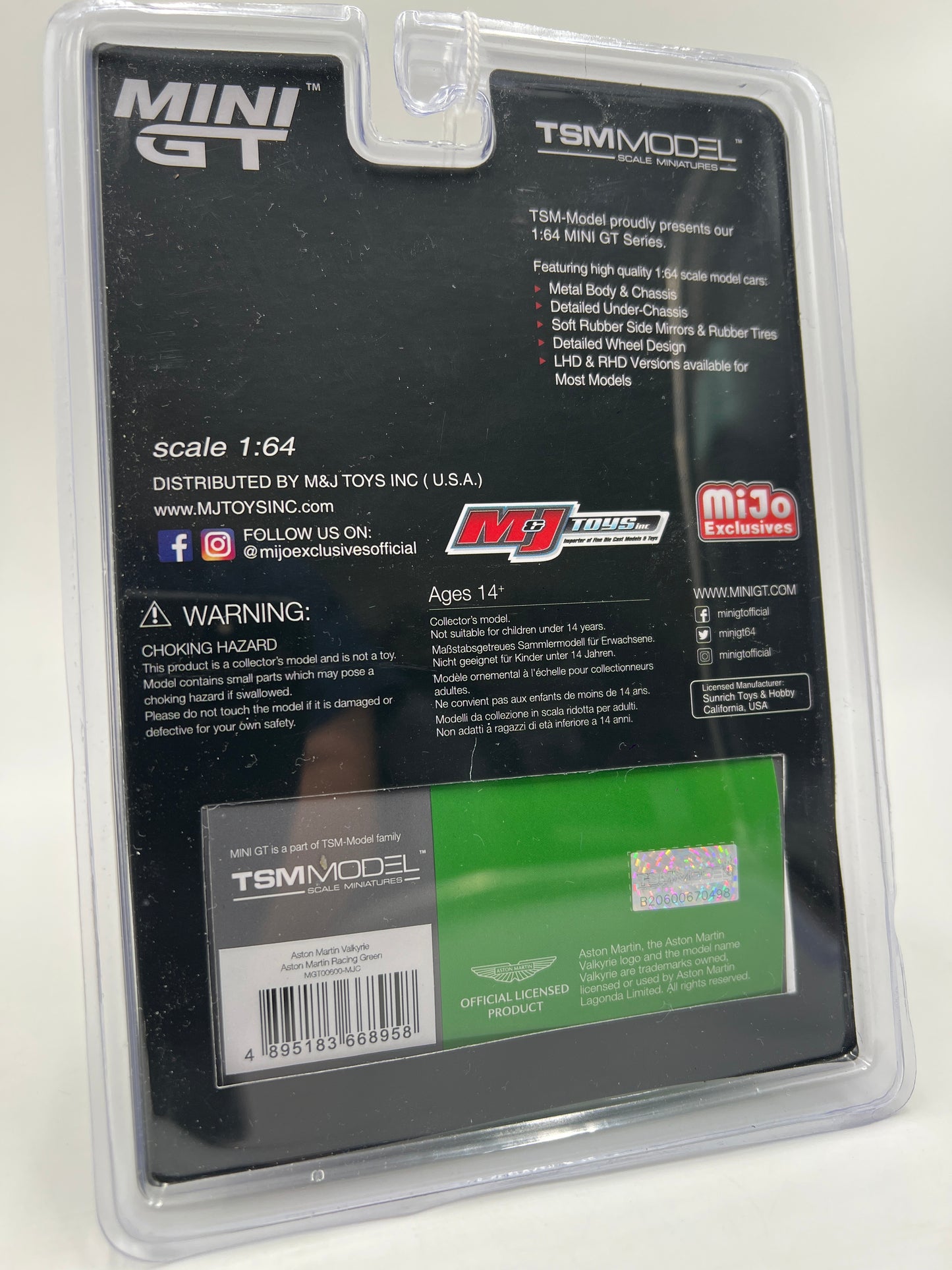 Mini GT Mijo Exclusives #600 CHASE Aston Martin Valkyrie