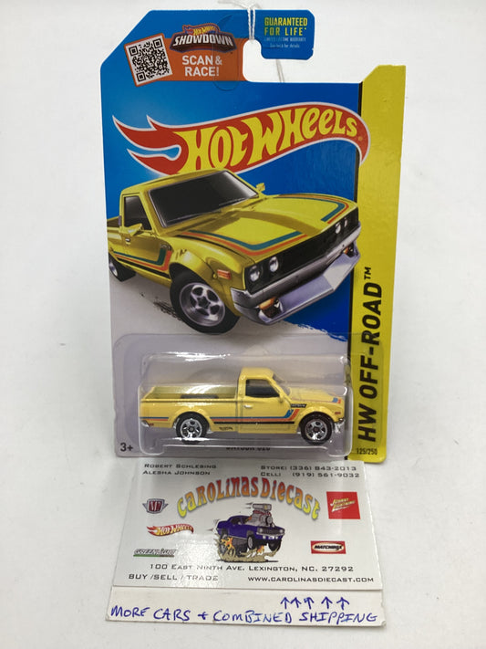 2015 Hot Wheels Kmart Exclusive #125 Datsun 620 Yellow 161A