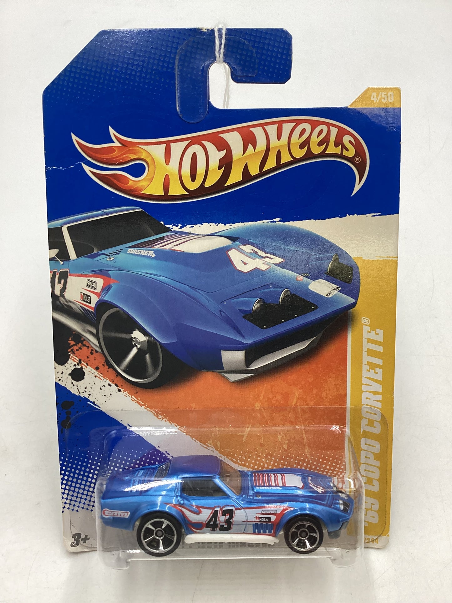 2011 Hot wheels #4 69 Copo Corvette Blue 12F – carolinasdiecast