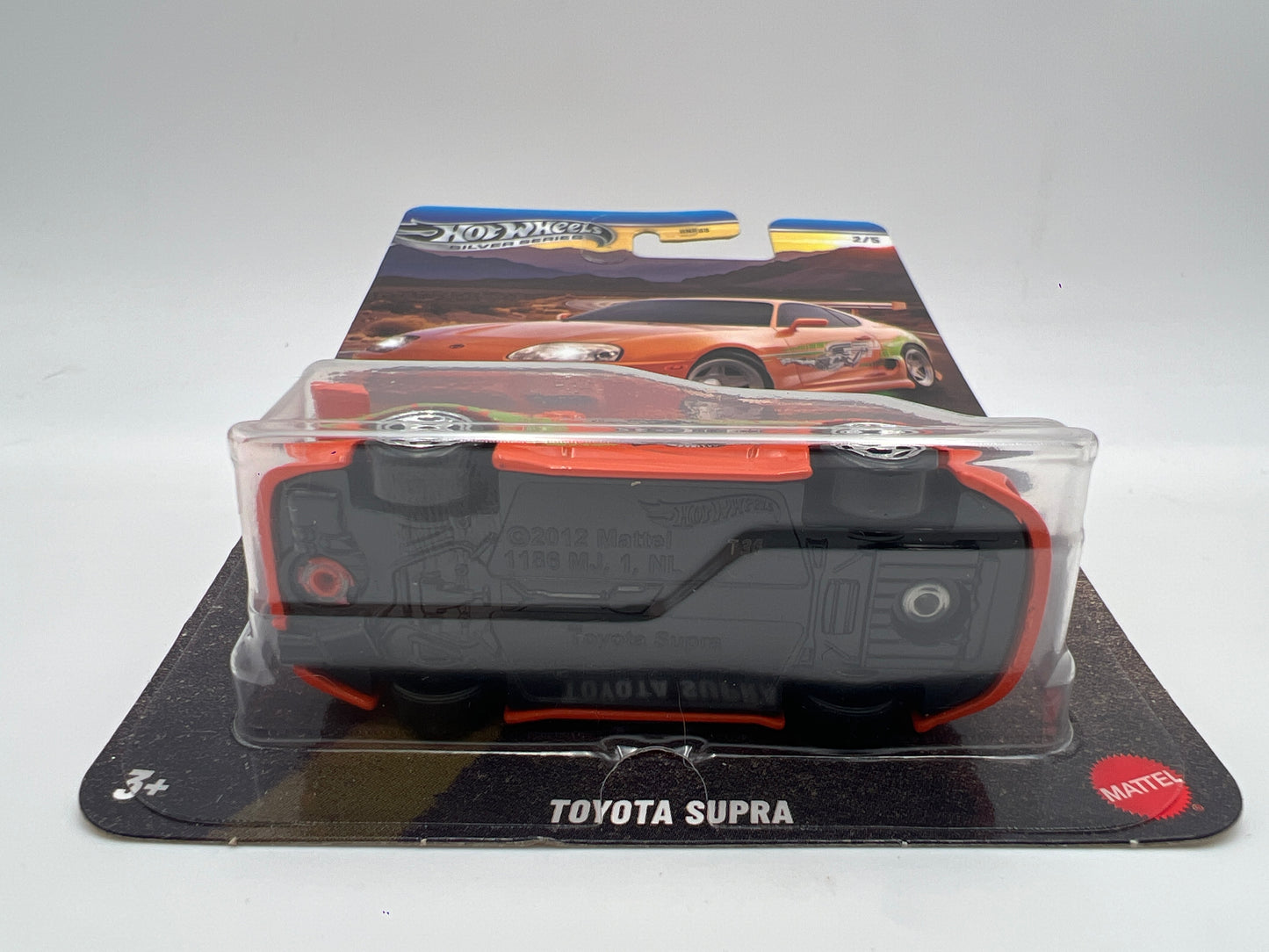 Hot Wheels Fast & Furious Brian O Conner #2 Toyota Supra Orange W/Protector