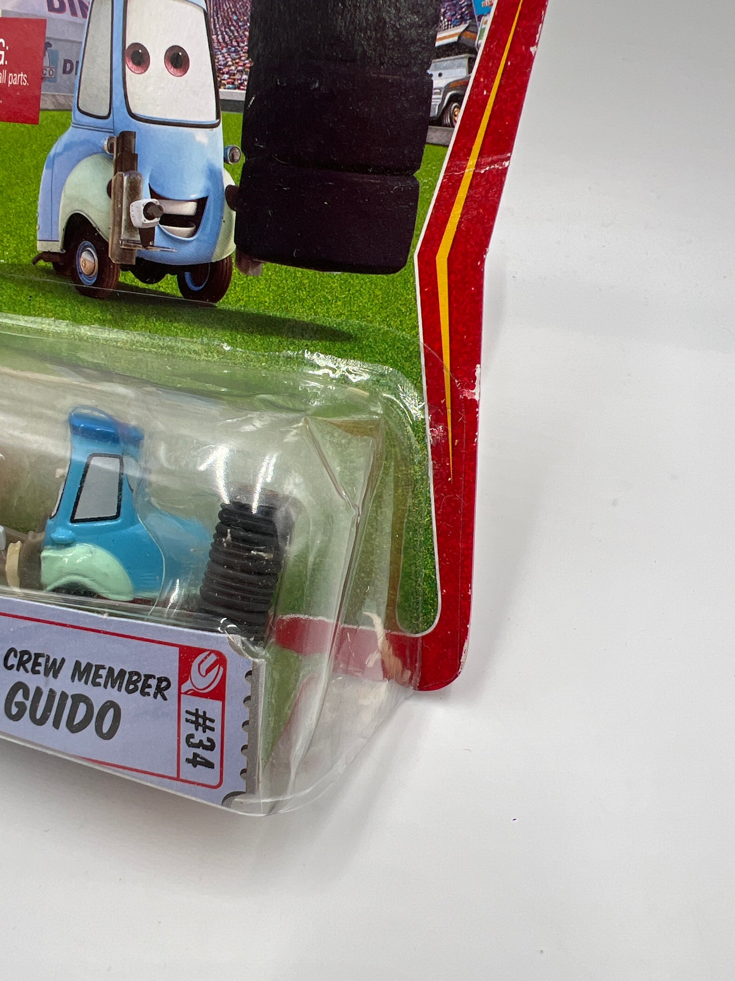 Disney Pixar The World Of Cars Race O Rama #34 Pit Crew Member Guido 139D