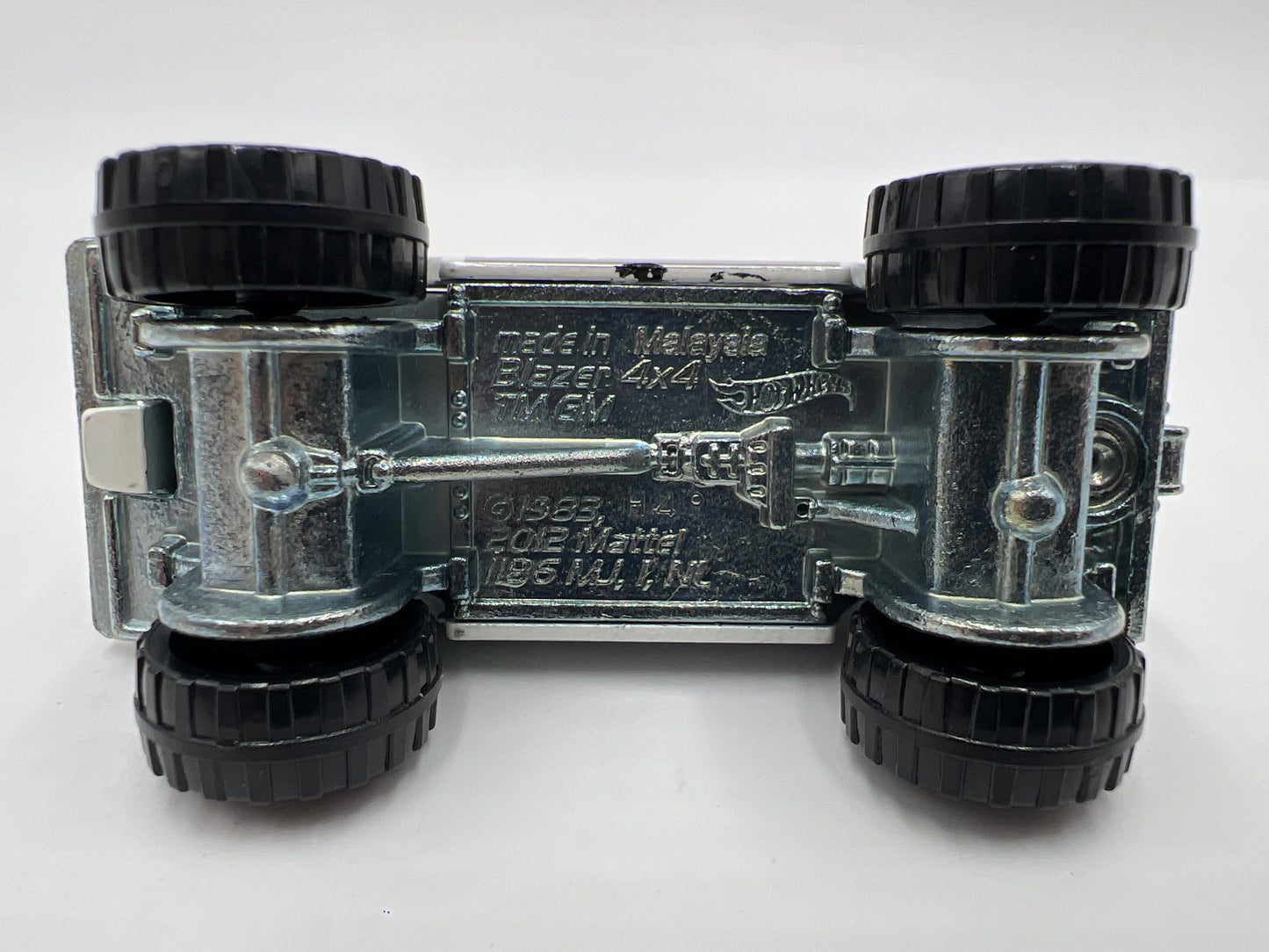 Hot Wheels 1/64 Heritage Redline Chevy Blazer 4x4 Police White Loose