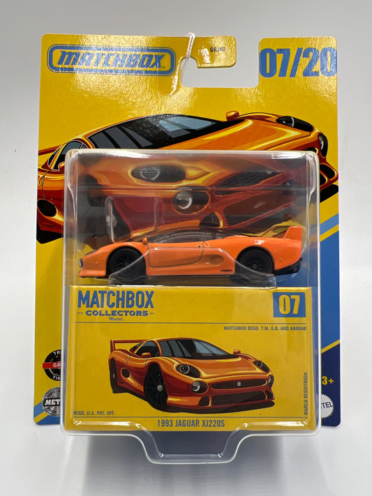 2025 Matchbox Collectors #7 1993 Jaguar XJ220S Orange 169K