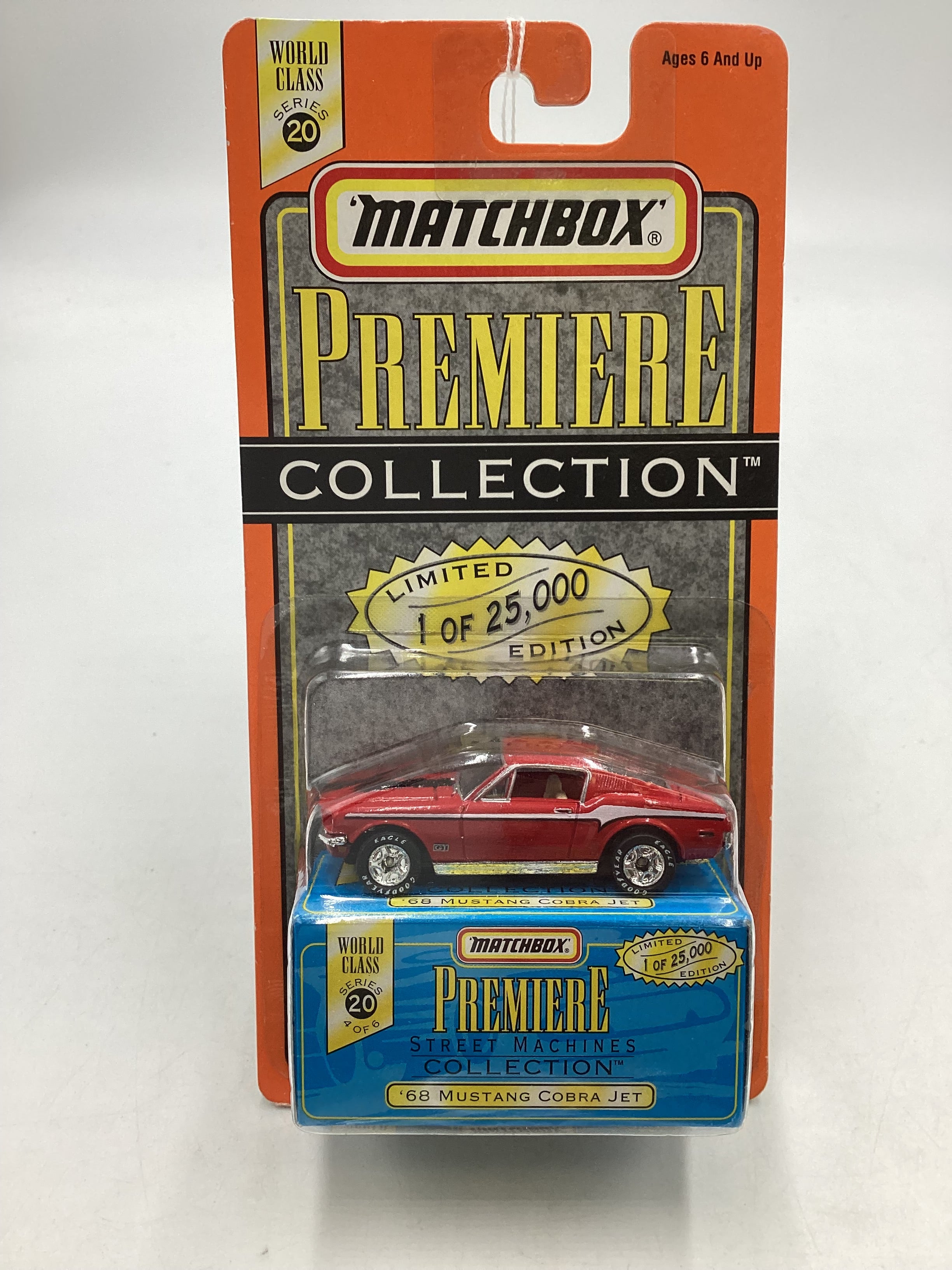 Matchbox Premiere Collection series 20 #4 68 Mustang Cobra Jet Red