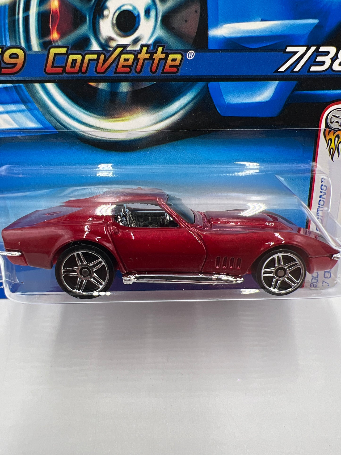 2006 Hot Wheels First Editions #7 69 Corvette Red 15F