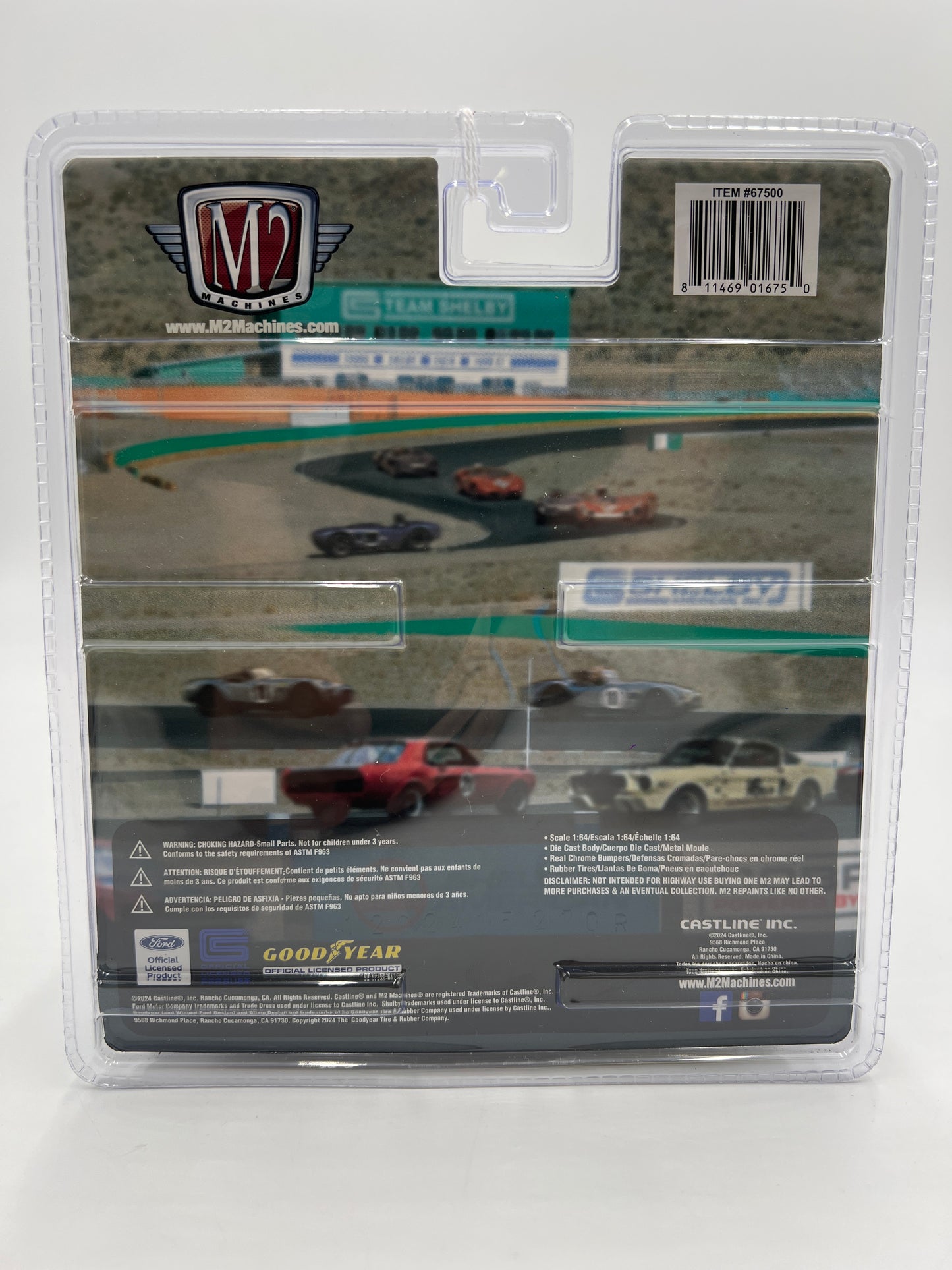 2024 M2 Machines Diorama 1965 Shelby G.T.350R R01 198D