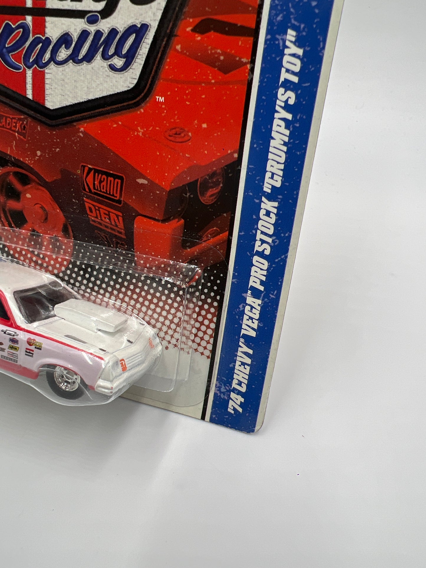 Hot Wheels Premium Vintage Racing #12 74 Chevy Vega Pro Stock Grumpys Toy Red/White W/Protector #1