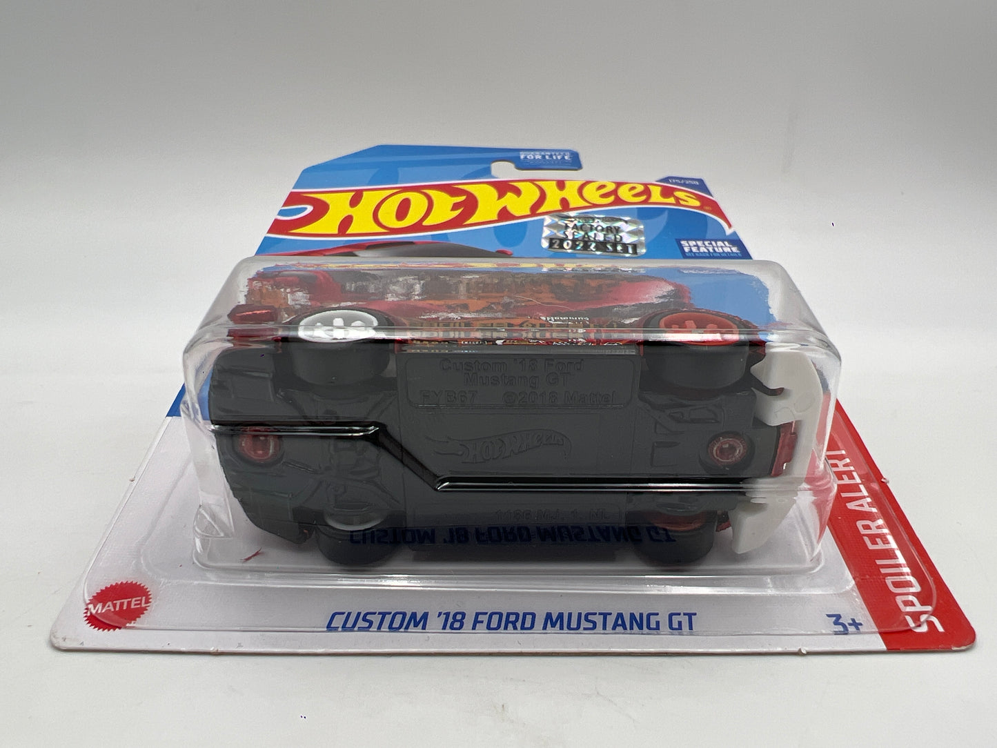 2022 Hot Wheels Factory Sealed Super Treasure Hunt #175 Custom 18 Ford Mustang GT W/Protector