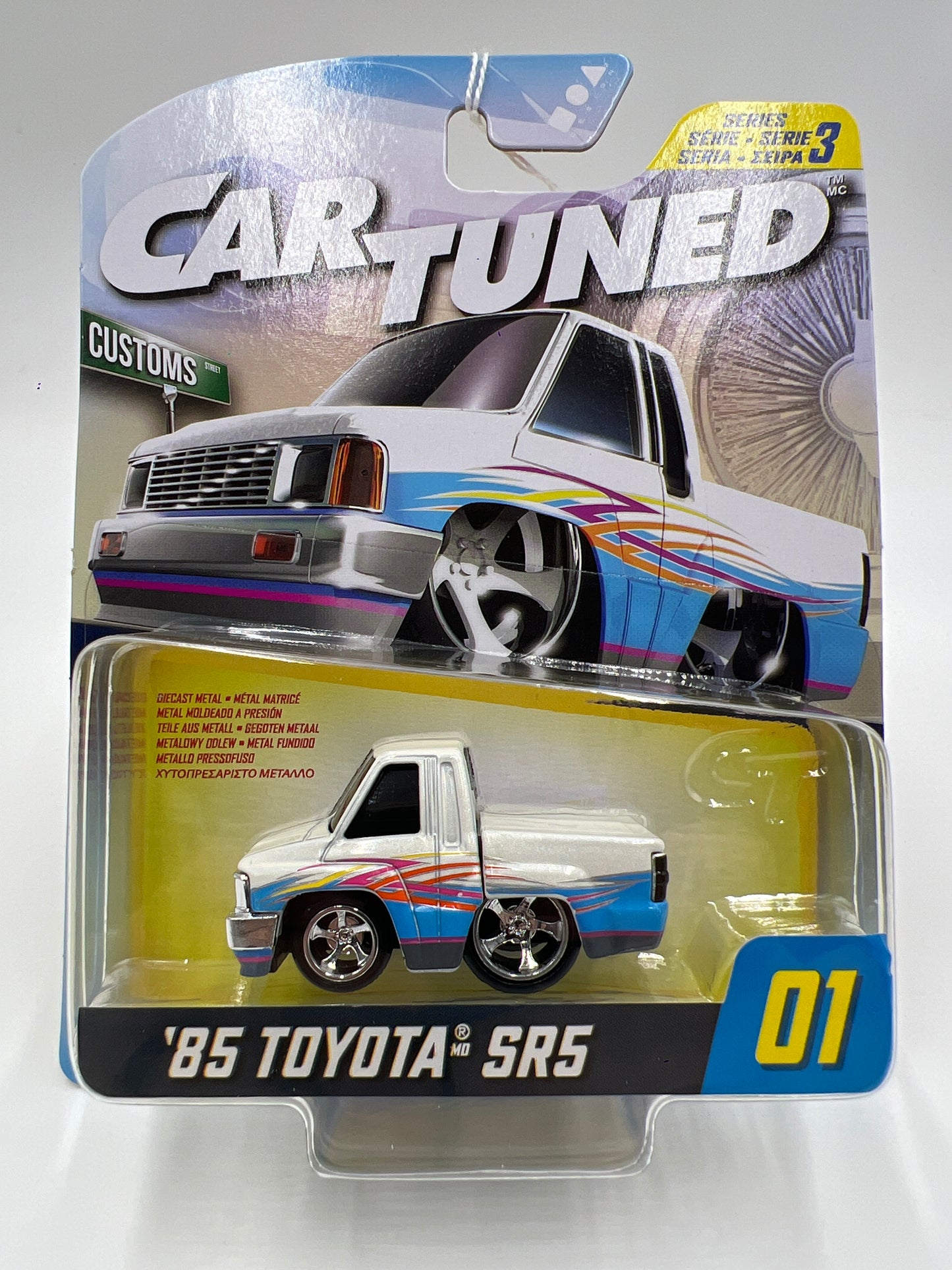 2025 MGA Car Tuned Series 3 #1 85 Toyota SR5 White