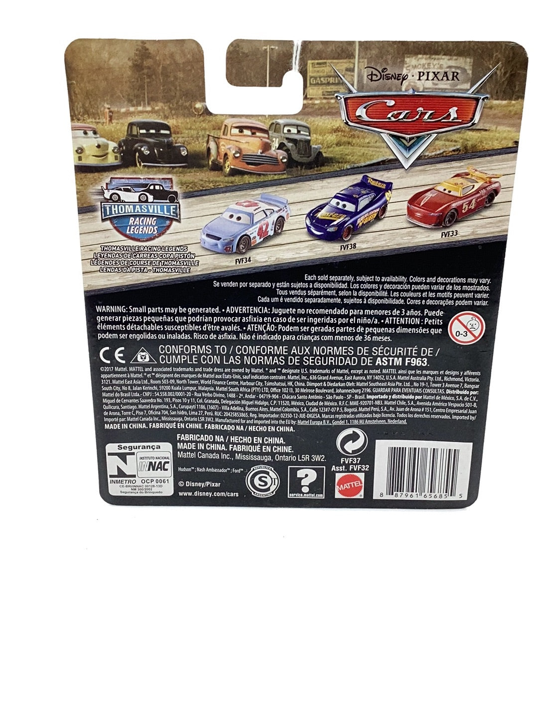 Disney Pixar Cars Thomasville Racing Ponchy Wipeout 141C