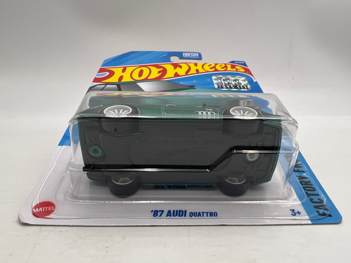 2025 Hot Wheels Factory Sealed Super Treasure Hunt #16 87 Audi Quattro Green W/Protector