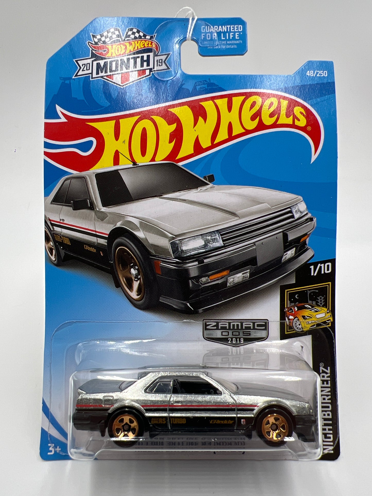 2019 Hot Wheels Walmart Exclusive Zamac 5 #48 Nissan Skyline RS KDR30 Month Card 144B