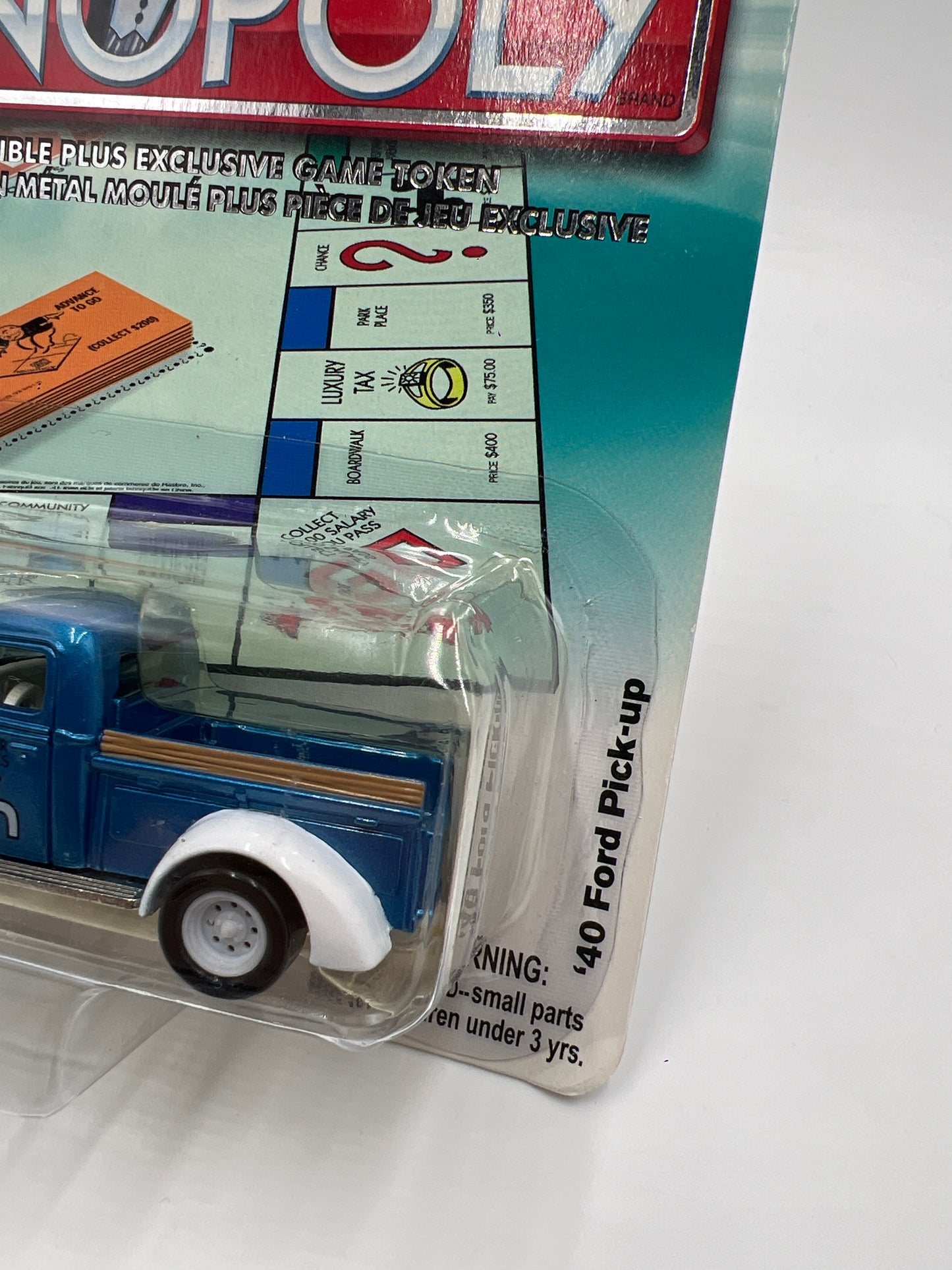 Johnny Lightning Monopoly 70th Anniversary 1940 Ford Pickup Blue 188F