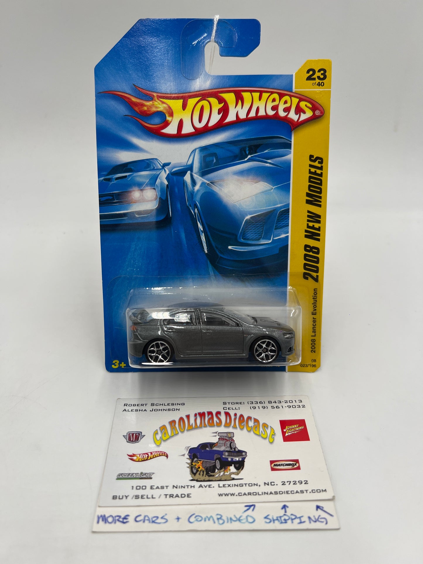 2008 Hot Wheels New Models #23 2008 Lancer Evolution Gray SR