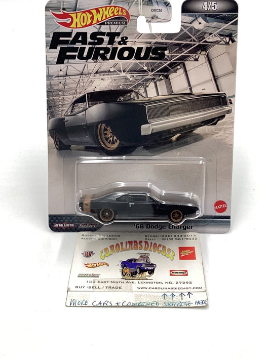Hot Wheels Fast and Furious 68 Dodge Charger 4/5 247H
